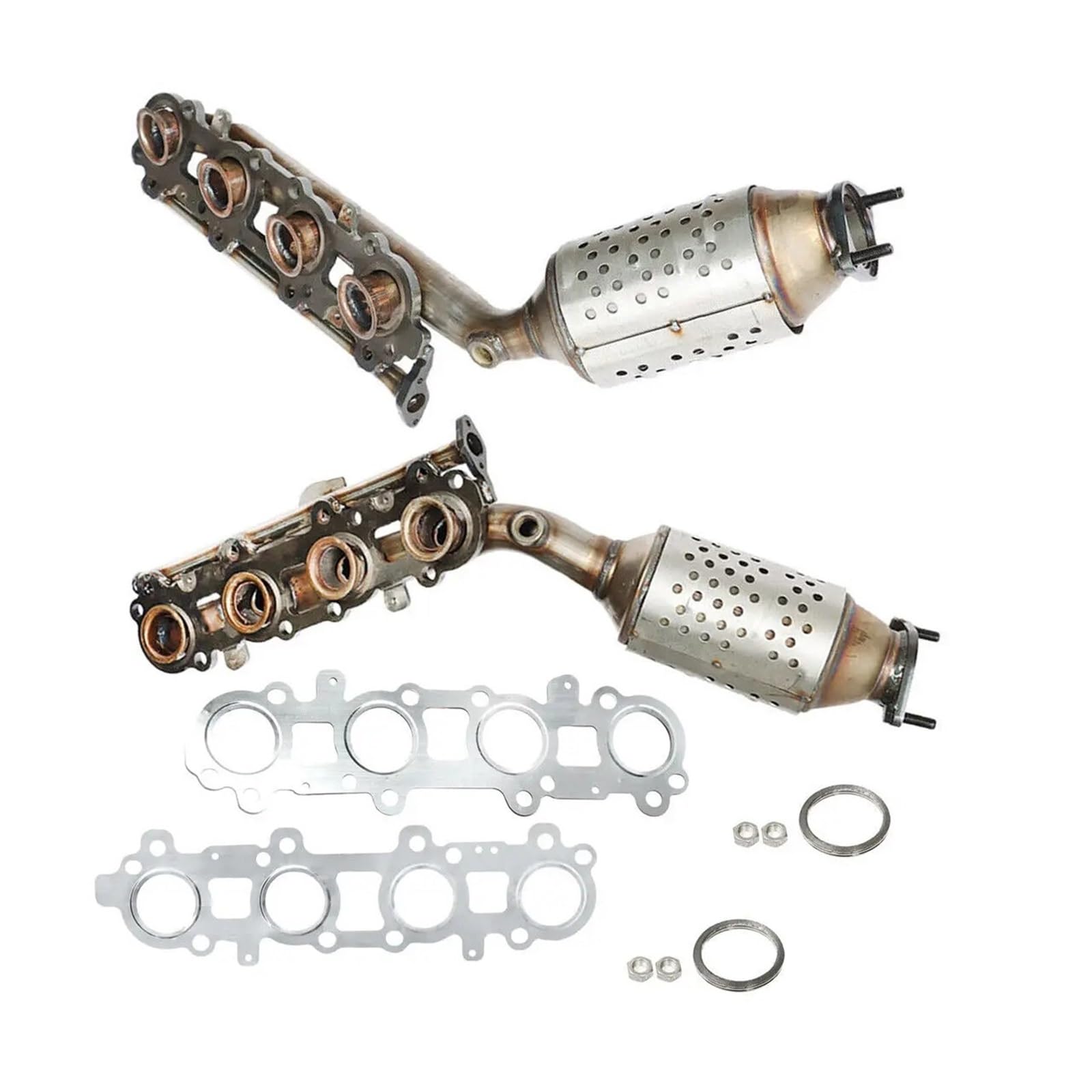 2 Szt. Katalizatorów Pasuje Do Toyoty 4Runner 2005-2009, Lexusa GX470 V8 4.7L 17150-50050 17140-50060 Uniwersalny katalizator z wlotem/wylotem
