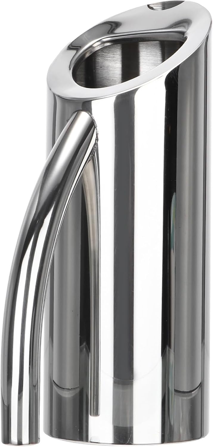 Toyvian Stainless Steel Water Kettle with Flared Handle 1.0l Large Cold Water Pitcher Juice Storage Pot for Home Bar Beverage Serveware