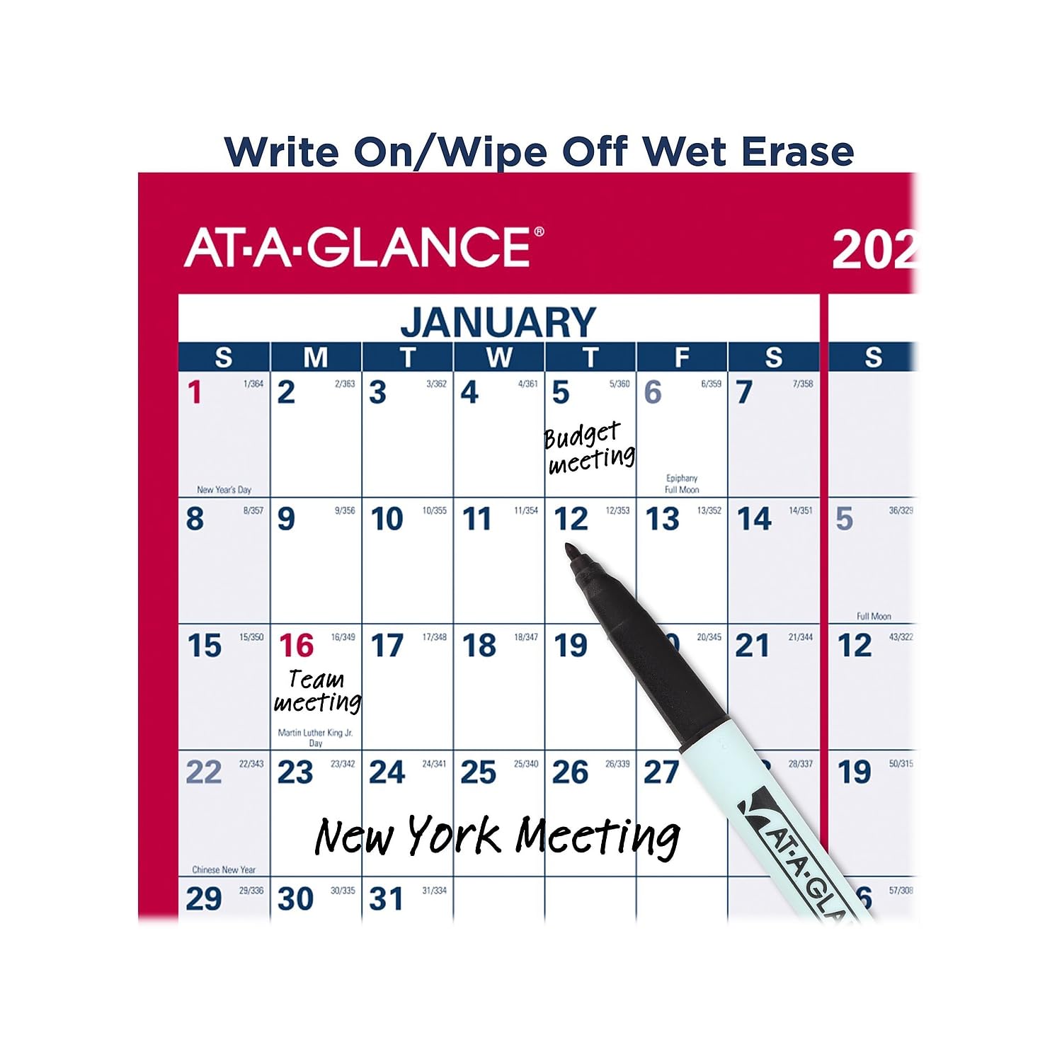 2023 Erasable Calendar