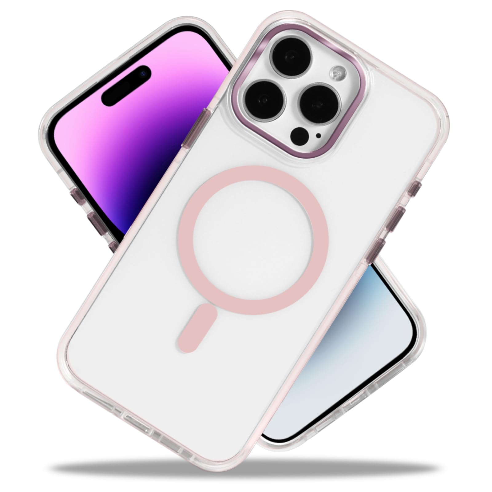 ZHEGAILIAN for iPhone 14 Pro Max Case, Compatible with MagSafe, Military-Grade Protection, All-Around Shockproof Corners, Magnetic Cell Phone Case for