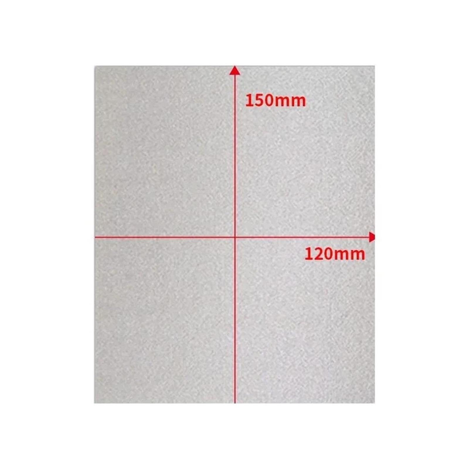 2 hojas de mica de 15 x 12 cm, compatibles con Midea, hornos microondas.