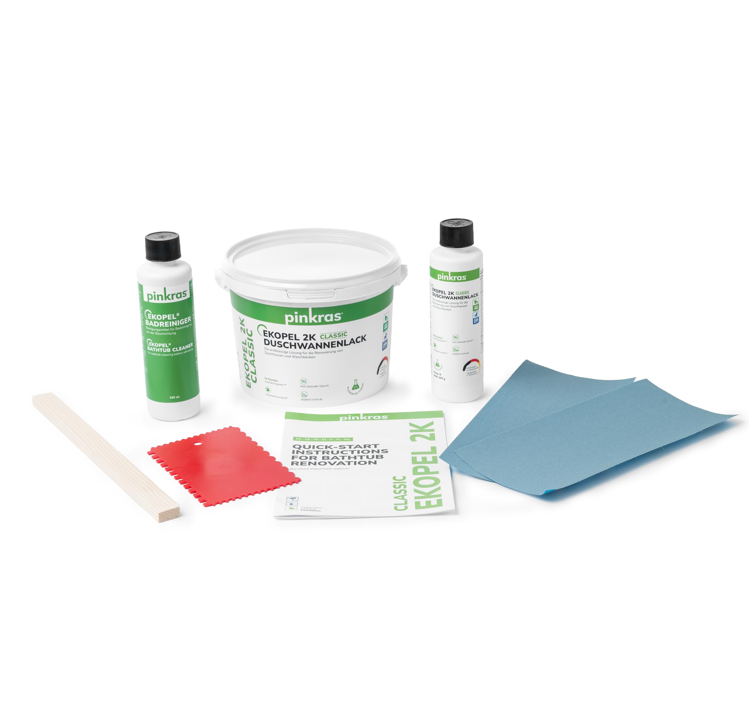 EKOPEL 2K Rivestimento per piatto doccia, 1,7 kg, inodore, DIN EN 71-3
