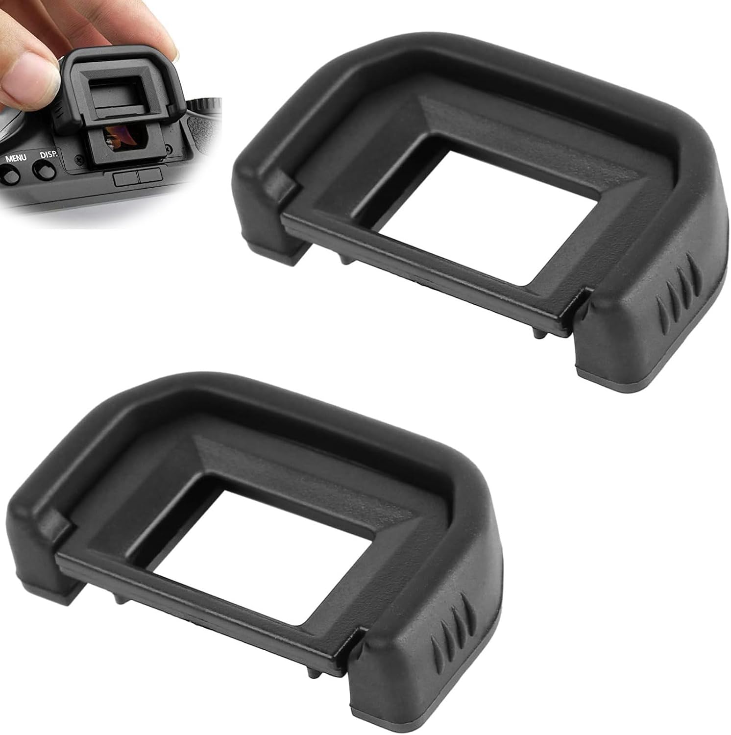 Camera Eyecup Eyepiece Replacement Viewfinder Protector Compatible with Canon EF EOS 300D 350D 400D 450D 500D 550D 600D 1000D 1100D 700D 100D Canon Rebel XT XTi XS XSi T1i T2 T2i T3 T3i T4i T5i SL1