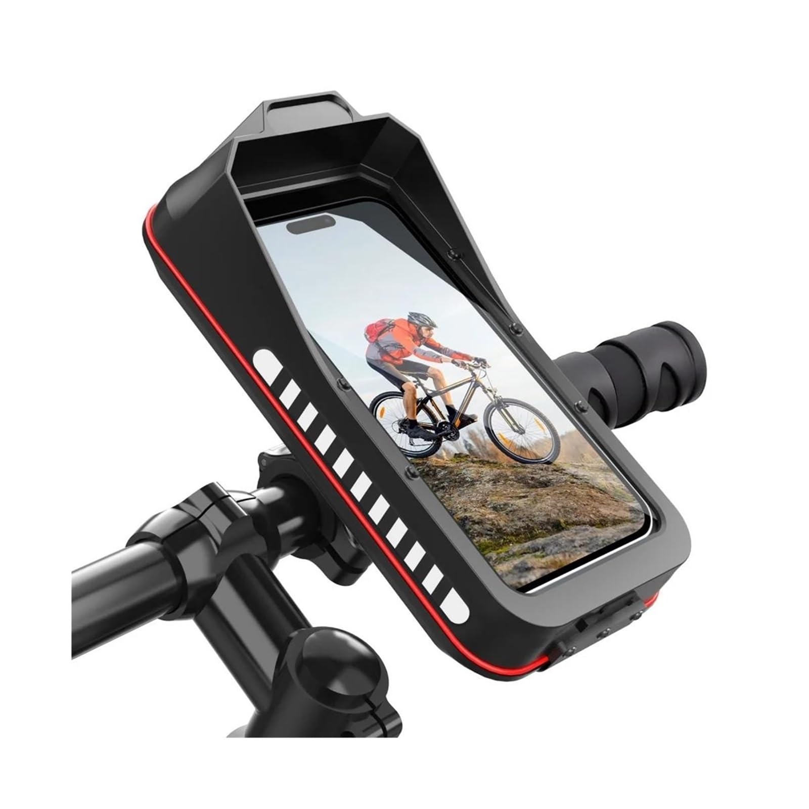Supporto Manubrio Universale Per Bici Scooter Porta Cellulare Impermeabile Per Motocicli Biciclette Per Dispositivi 4.7 A Pollici
