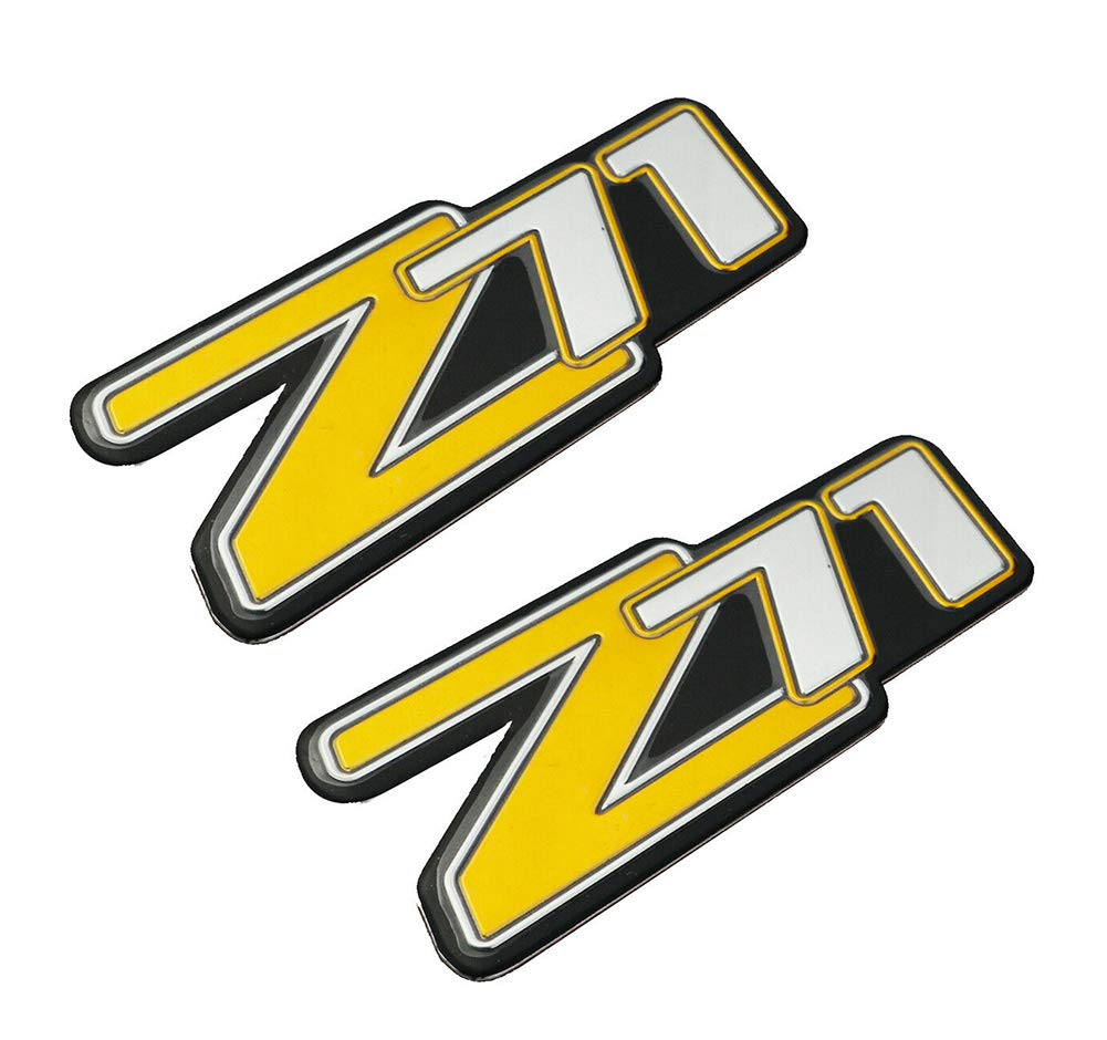Amazon.com: Two Pcs Z71 Emblems Aluminum Badge Sticker Rear