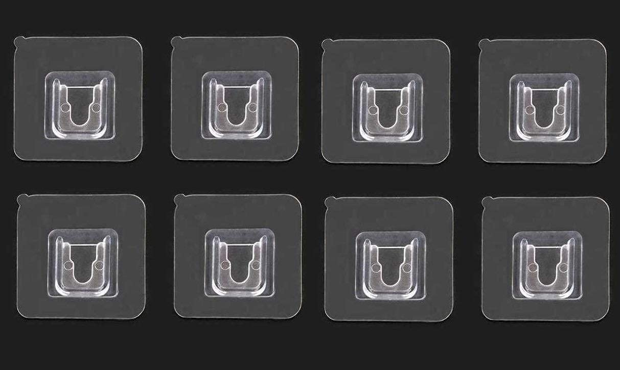 CARTBURG Wall Rack Waterproof Kitchen Sticking Wall Screw Hook Hanger for Bathroom Self Corner Shelves Soap Box (8PCS) (Only Stickers) (B0CCNPPK3M) Amazon Price History, Amazon Price Tracker