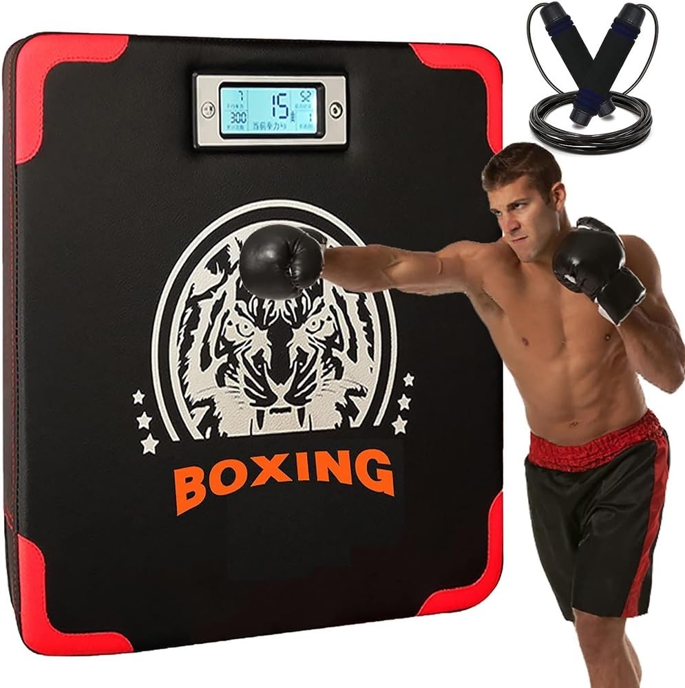Testeur de force de frappe de boxe et machine de boxe murale avec corde