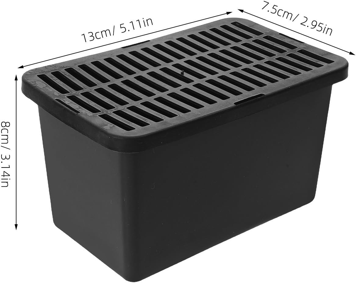 15pcs Plastic Reptile Carrier Box with Lid for Transport and | Breathable Lightweight Construction, Convenient for Breeding and Feeding
