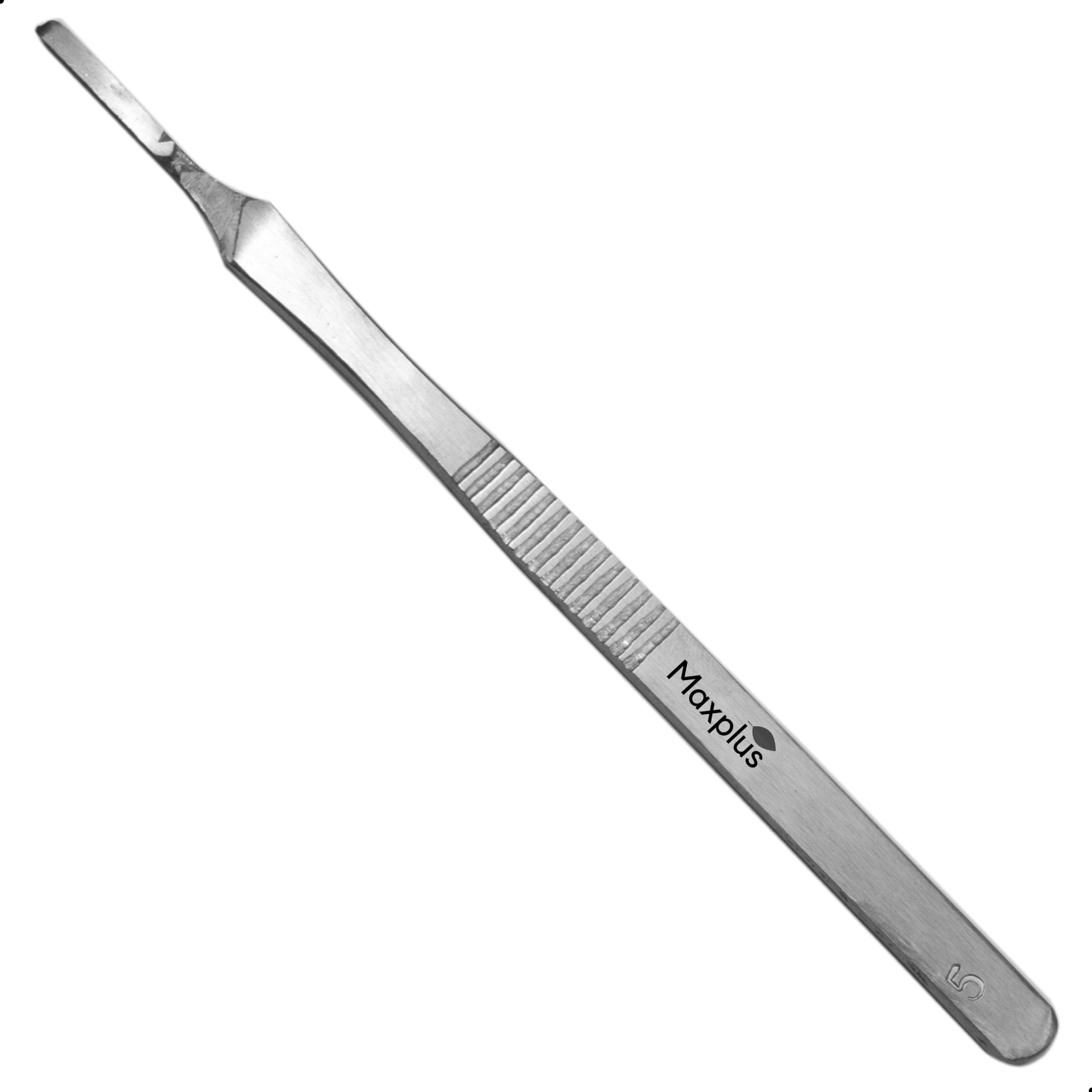 Max Plus | SCALPEL/BP HANDLE | Without Blade | Stainless Steel | Surgical Instrument (No. 5)