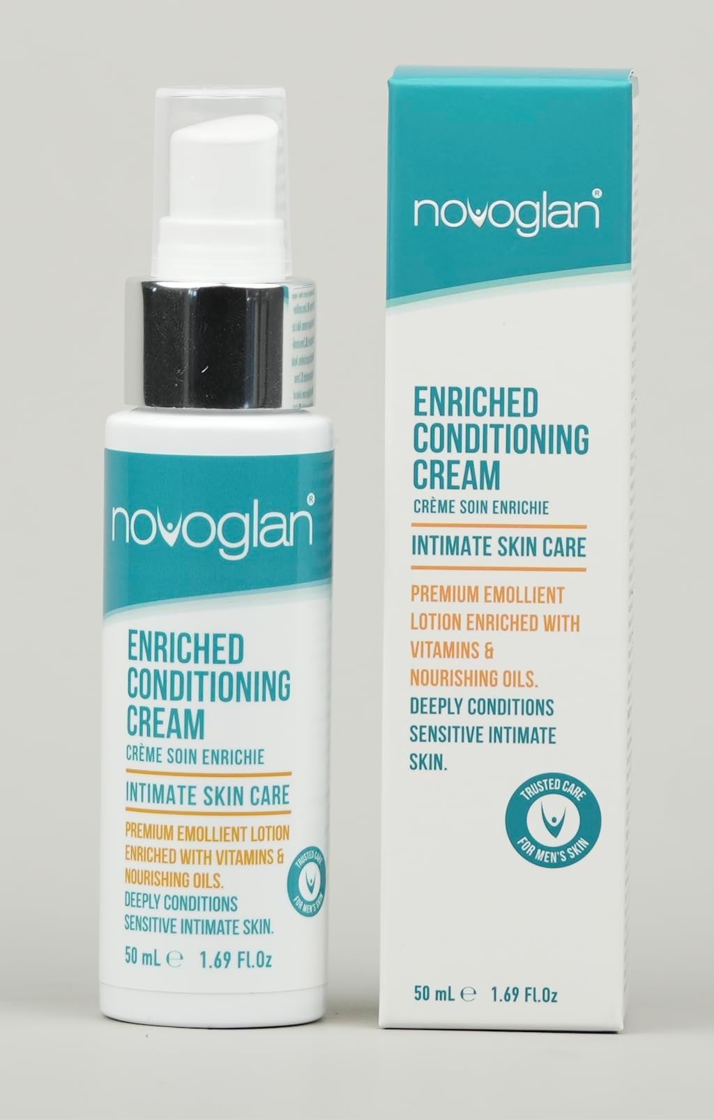 NOVOGLAN Premium Foreskin Conditioning Lotion - Advanced Rich Emolient for Tight Foreskin Phimosis Strecthing and Soothing Sensitive Skin.