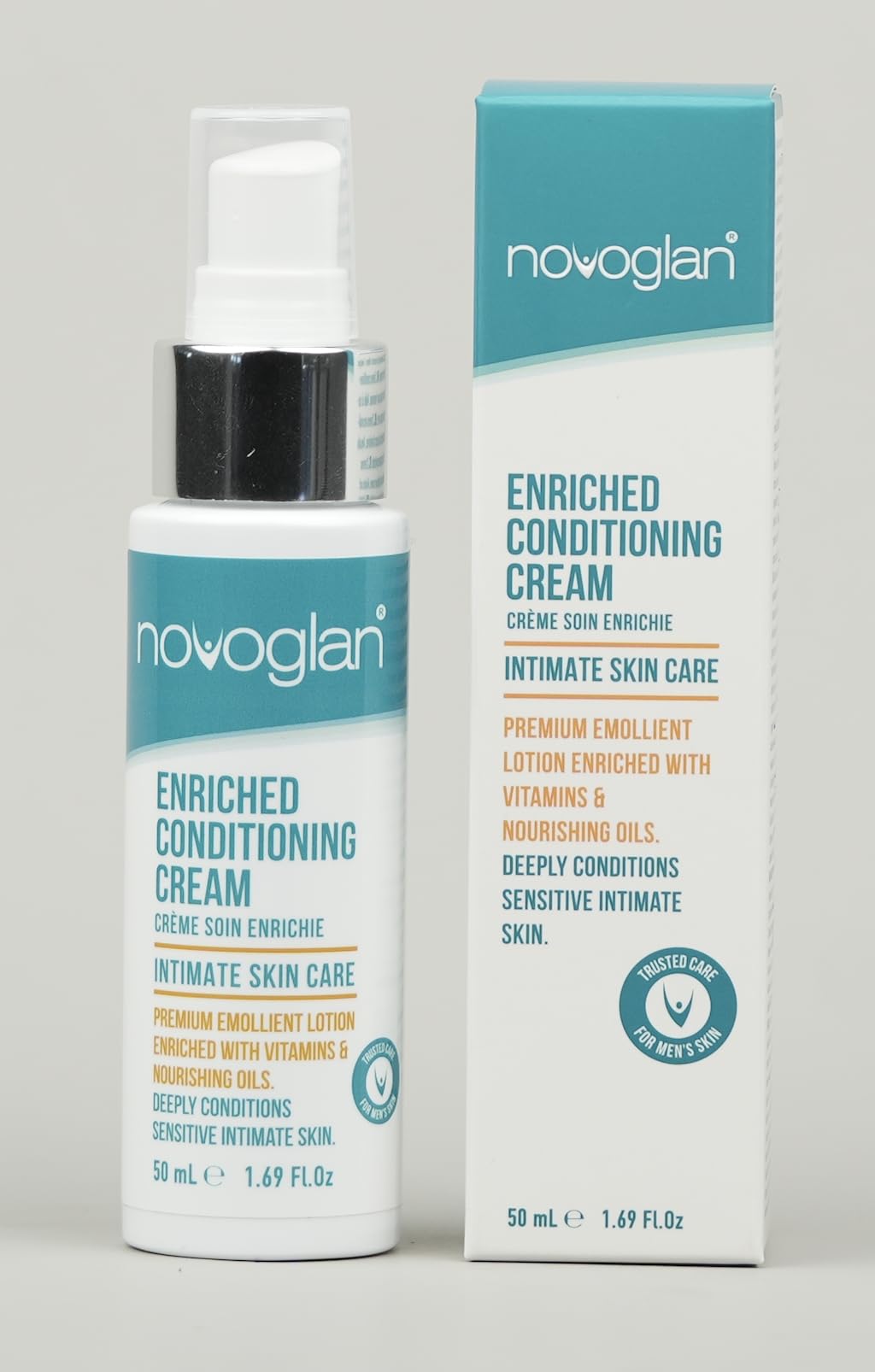 NOVOGLAN Premium Foreskin Conditioning Lotion - Advanced Rich Emolient for Tight Foreskin Phimosis Strecthing and Soothing Sensitive Skin.