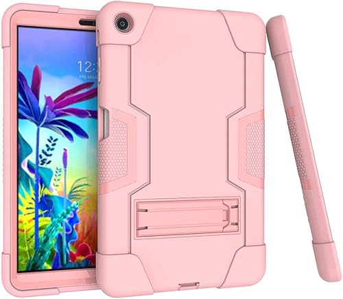 Koolbei Funda para LG G Pad 5 de 10.1 pulgadas 2019, resistente a caídas y golpes, funda híbrida resistente con soporte integrado, para LG G Pad 5