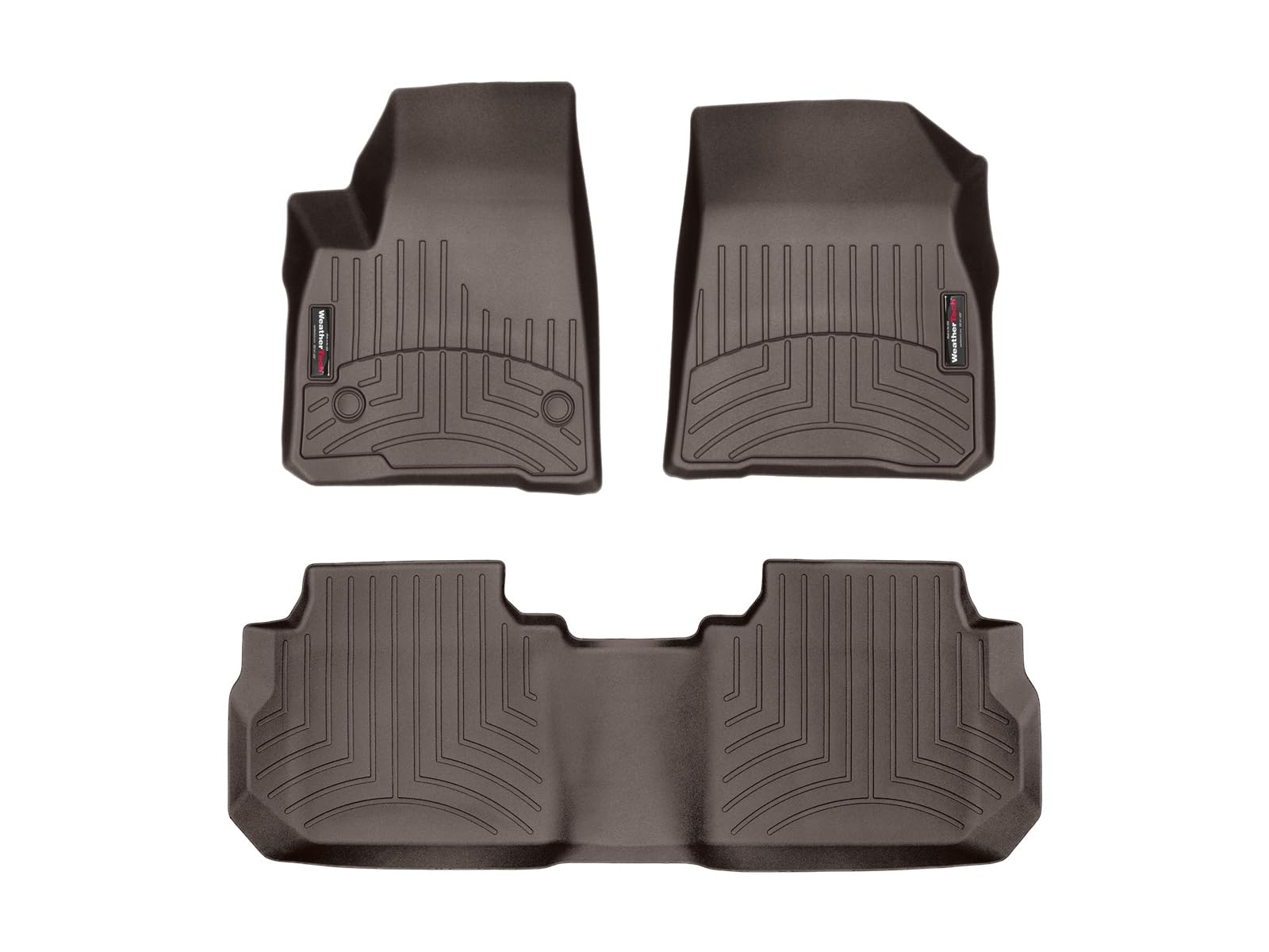 WeatherTech Custom Fit FloorLiners for Cadillac XT5-1st 2nd Row 47955-1-2 Cocoa