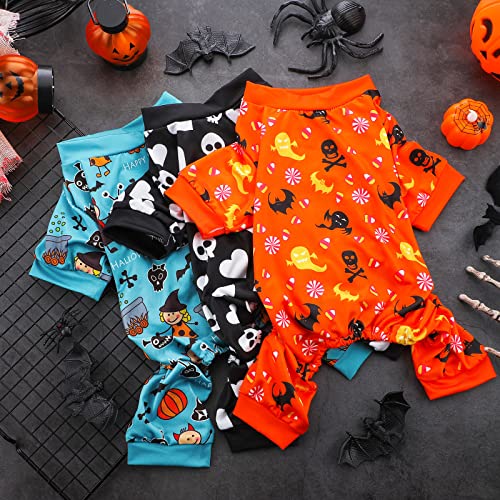 Pijamas para perro Puppy Halloween talla Large set 5 piezas miniatura 3