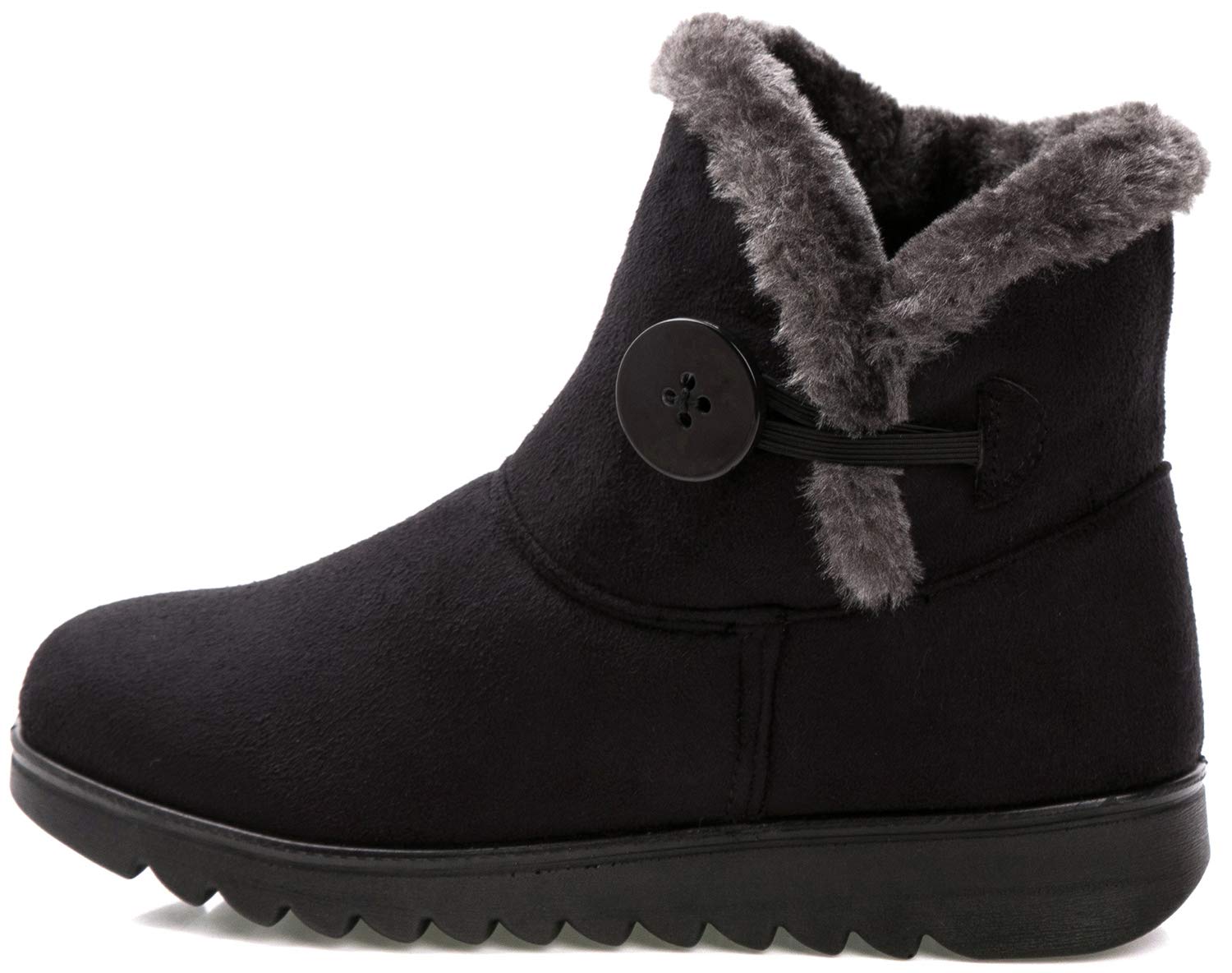 Vunavueya Stivali Donna Invernali Scarpe Stivaletti da Neve con Imbottitura Calda Stivali alla Caviglia Caldi Boots Scarpe 35-41.5