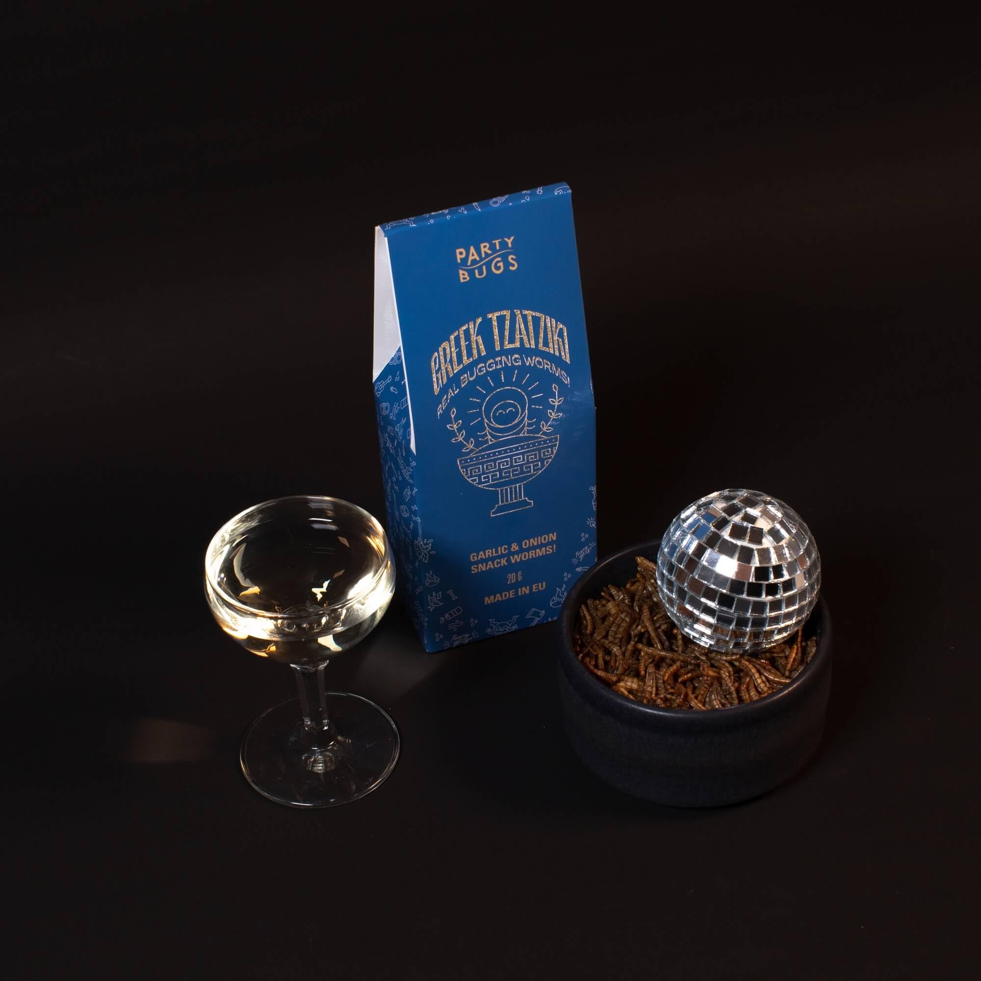 Pieczone świerszcze i robaki mącznikowe MIX jadalne owady robaki 12 x 20 g chrupiące przekąski imprezowe smaki (azjatyckie, serowe, tzatziki, bekon, śródziemnomorski, grill) bogate w białko najwyższej