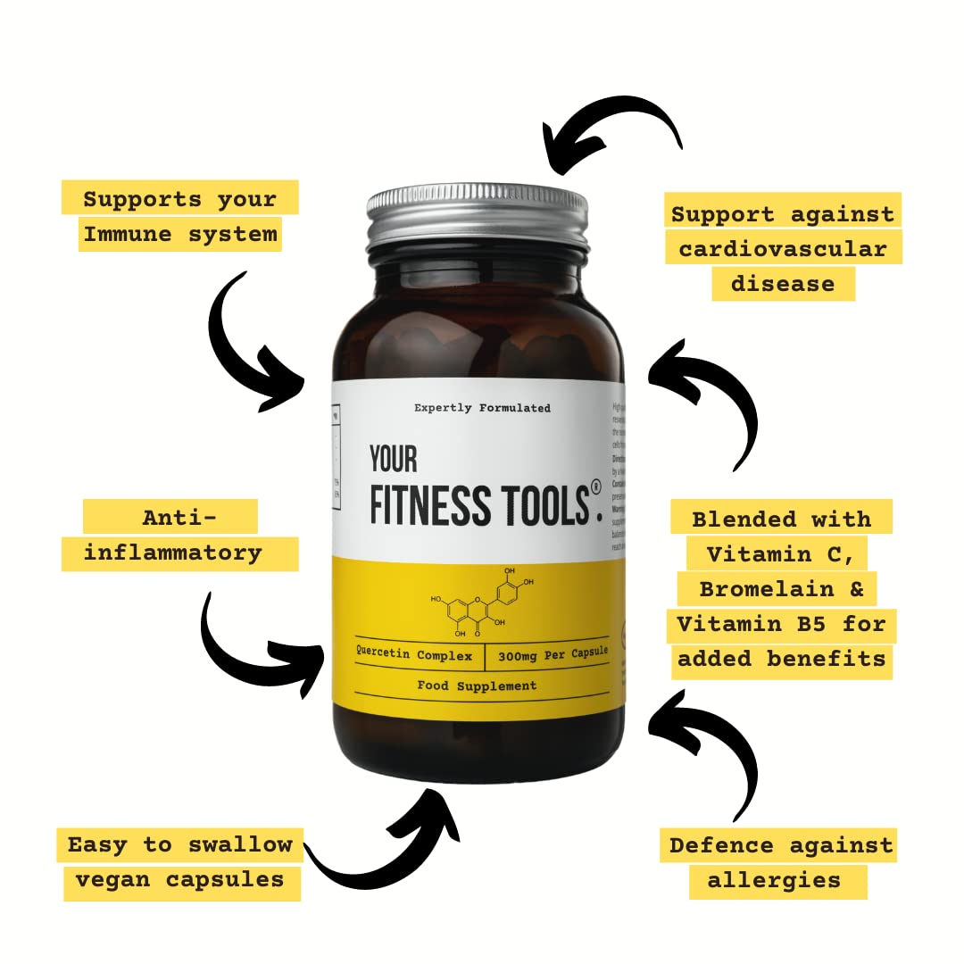 Quercetin Complex 120 x 300mg Quercetin Vegan Capsule to Support