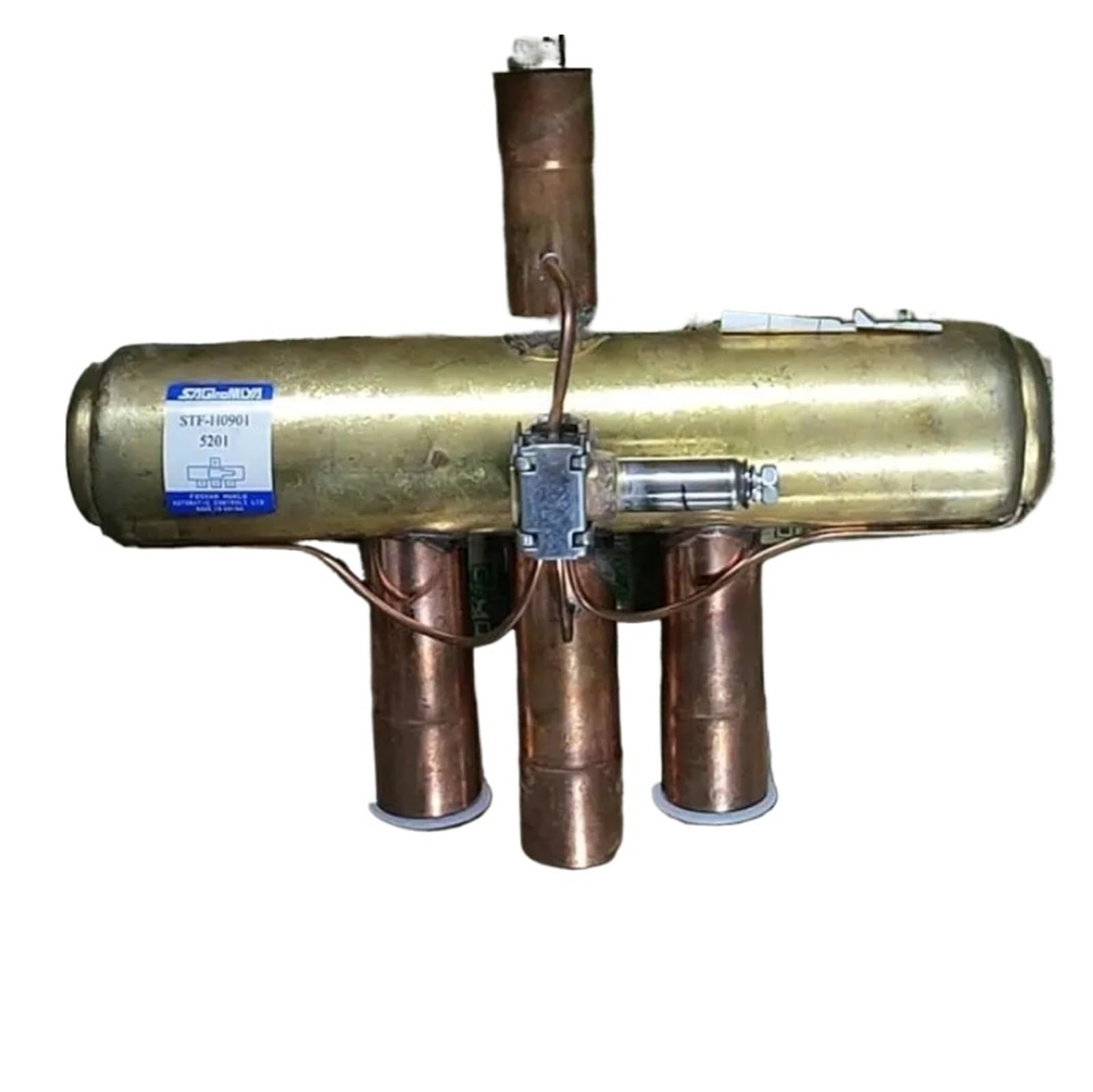 Genterun Stf-H0901 Air Conditioning Four-Way Cooling And Heating Reversing Valve Stf-01V(W) Stf-0751(Md)，Compatible For Midea， Stf-H0712 (Stf-H0901)