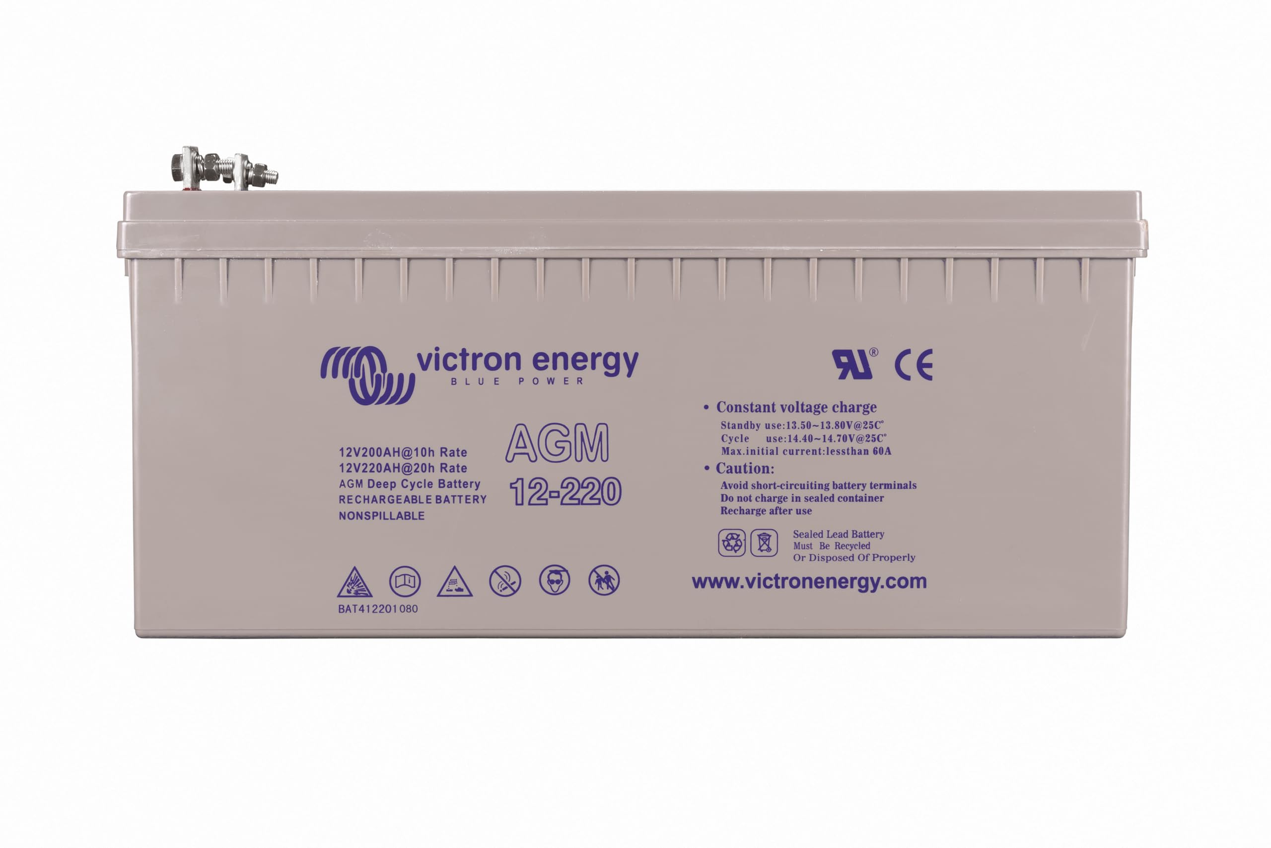 Victron Energy AGM 220Ah 12-Volt Batteria a Ciclo Profondo