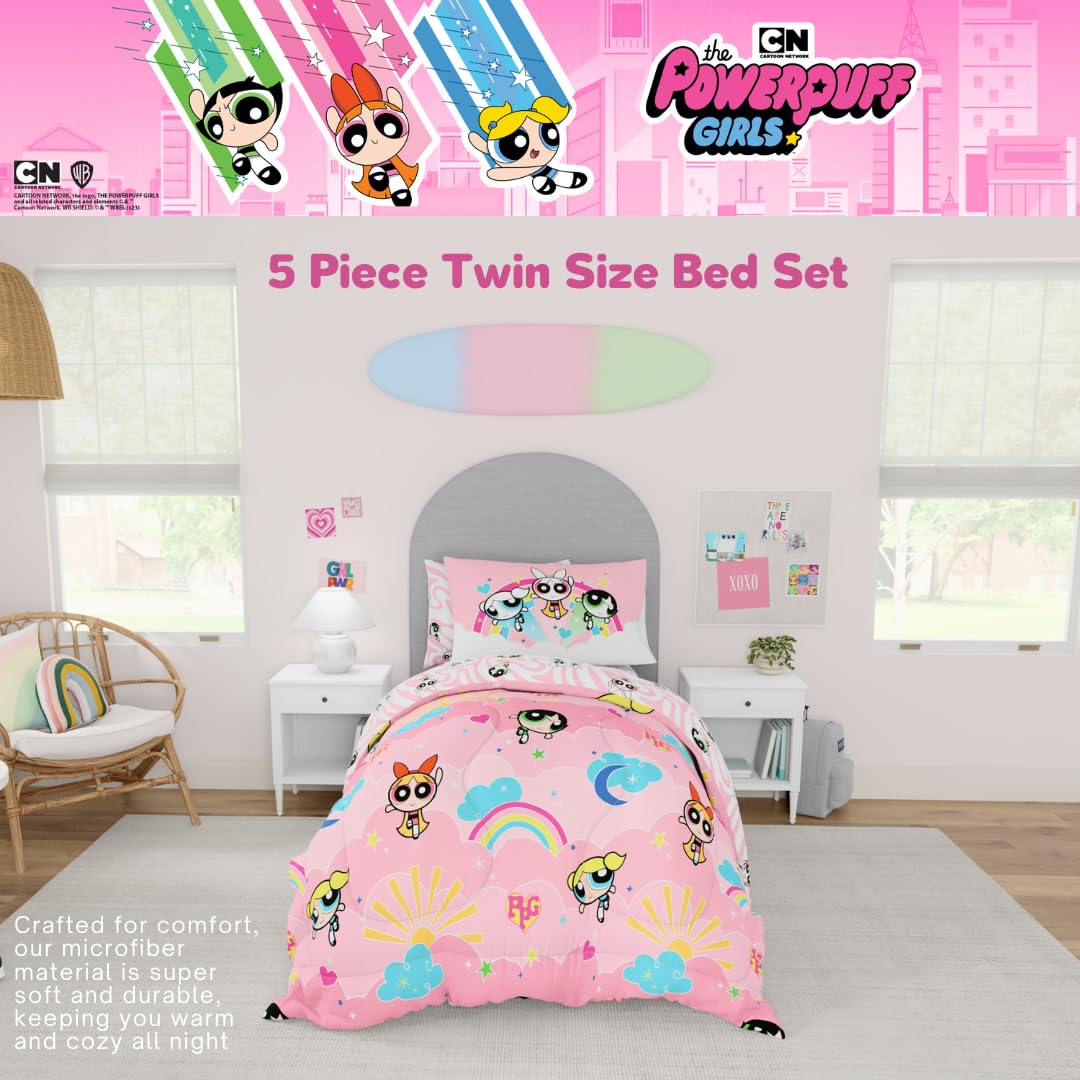 Amazon.co.jp: Franco Collectibles Powerpuff Girls Bedding 5 Piece