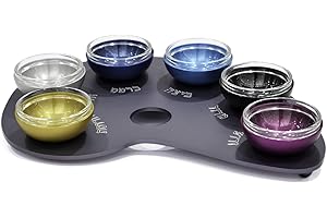 Modern Passover Seder Plate Set of 6 Vibrant Bowls