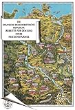  Historische Karte: Die DDR 1952 aus der Vogelperspektive (Plano)