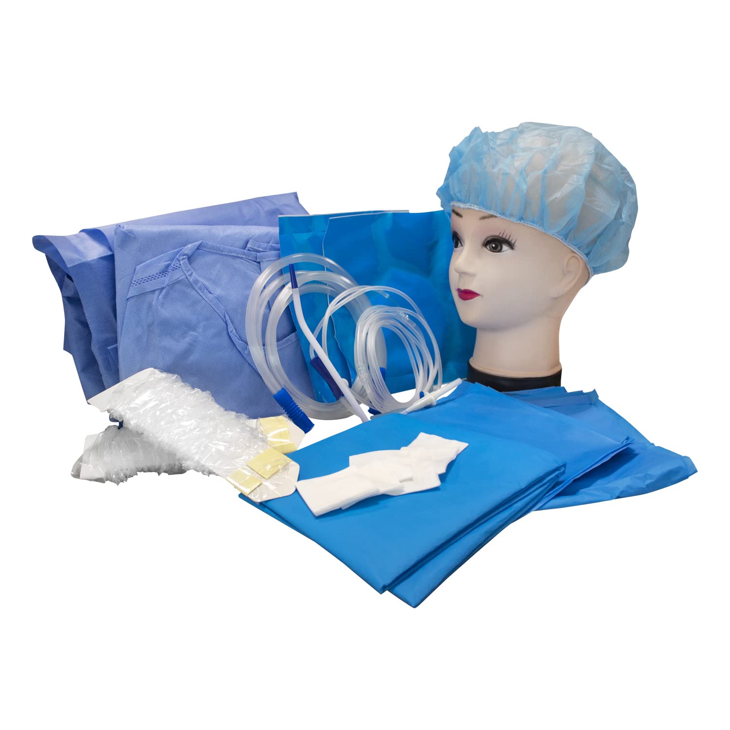 Sterile Surgical Implant Kits Include Gown, Surgeon Caps and More - by Vivid