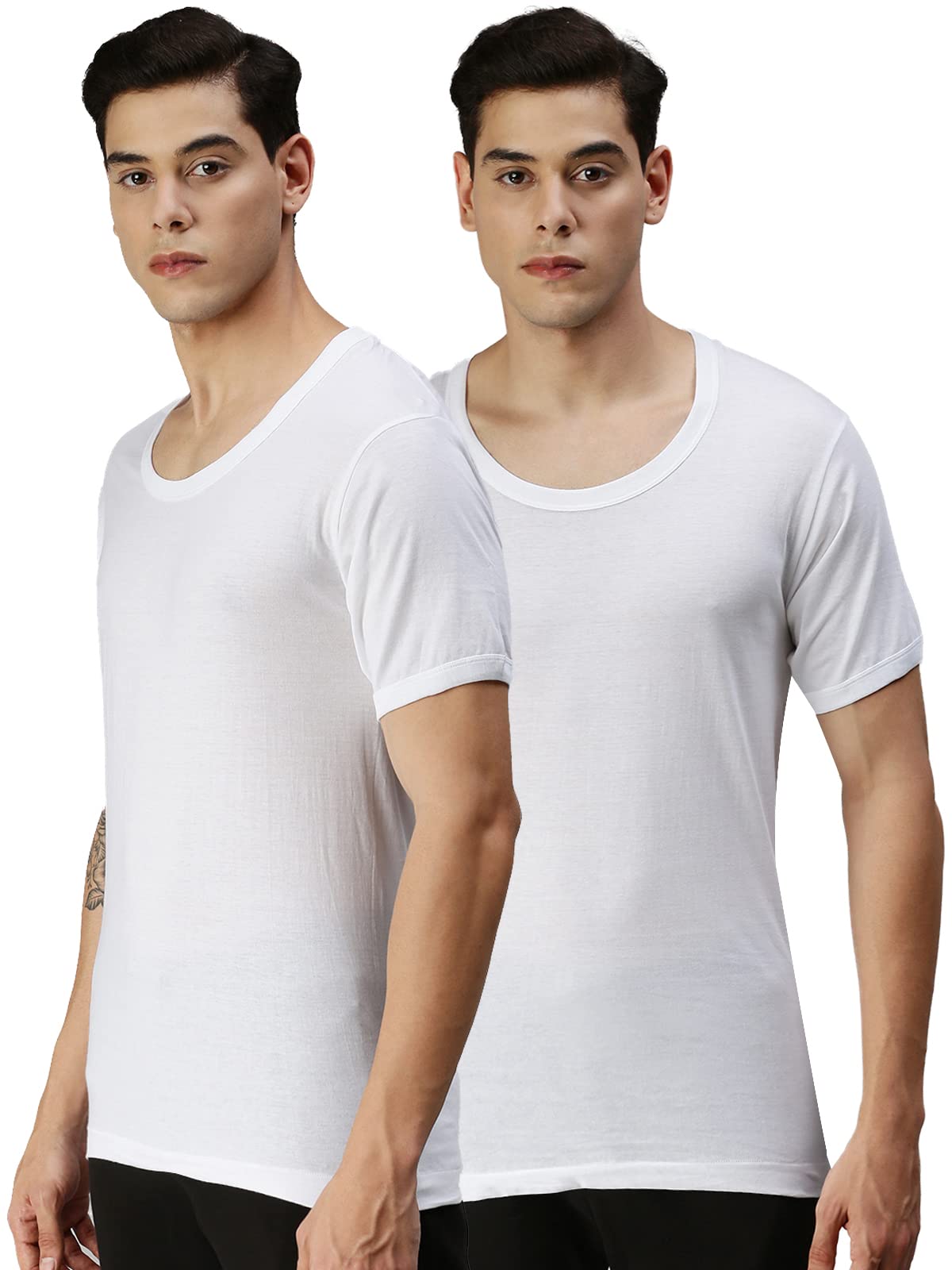 onn Men's Cotton Vest (Pack of 2)-picture-17