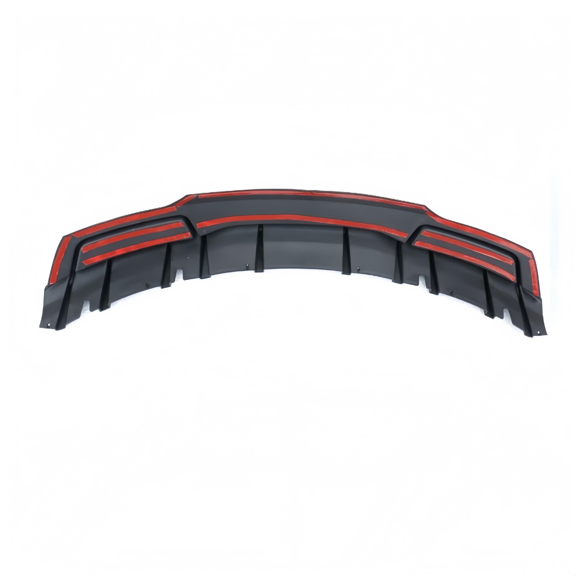 difusor de Parachoques Trasero para Tesla para el Modelo 3 Highland 2024-2025 Cubierta Delantales Protectores Traseros(Gloss Black)