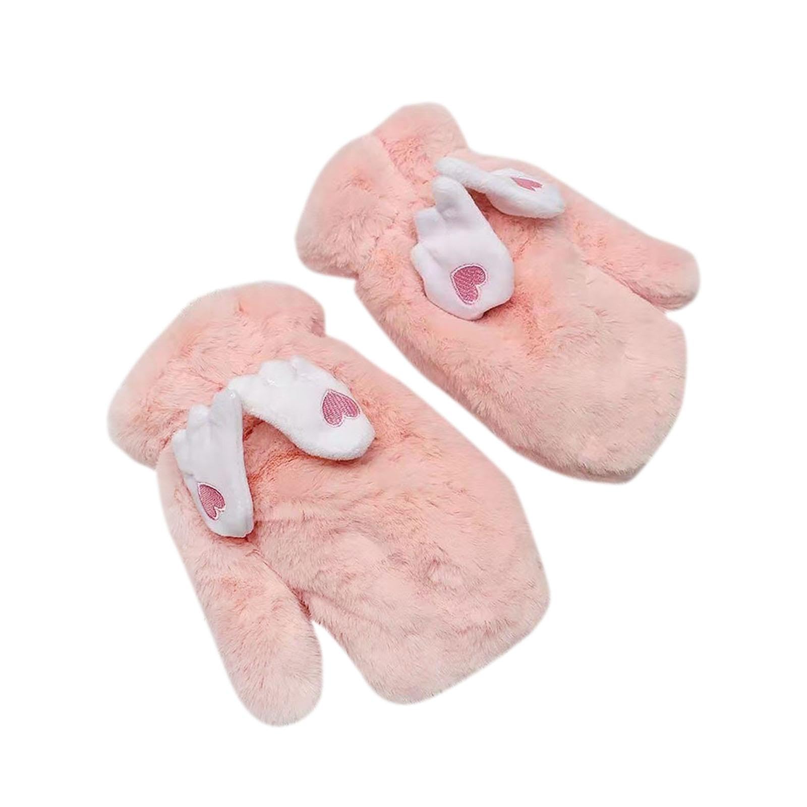 Women Winter Gloves Warm Thicken Angel Small Wings Mittens for Girls Holiday Pink|Gloves & Mittens|Clothing Shoes & Accessories-image-46