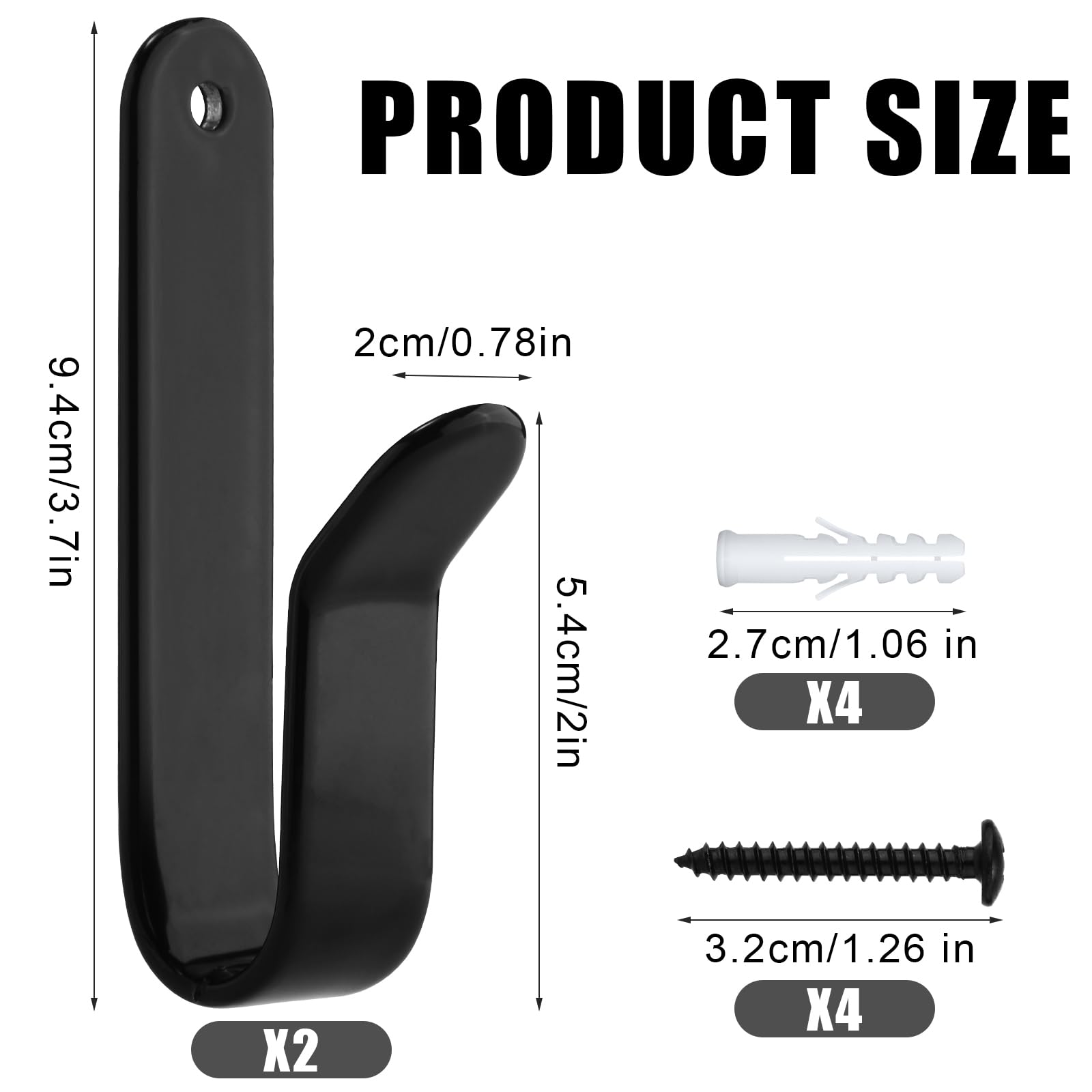 2 Pezzi di Supporto da Parete per Snowboard, Appendiabiti da Parete per Snowboard Espositore per Snowboard Accessori per Snowboard per Tavola da Sci Longboard
