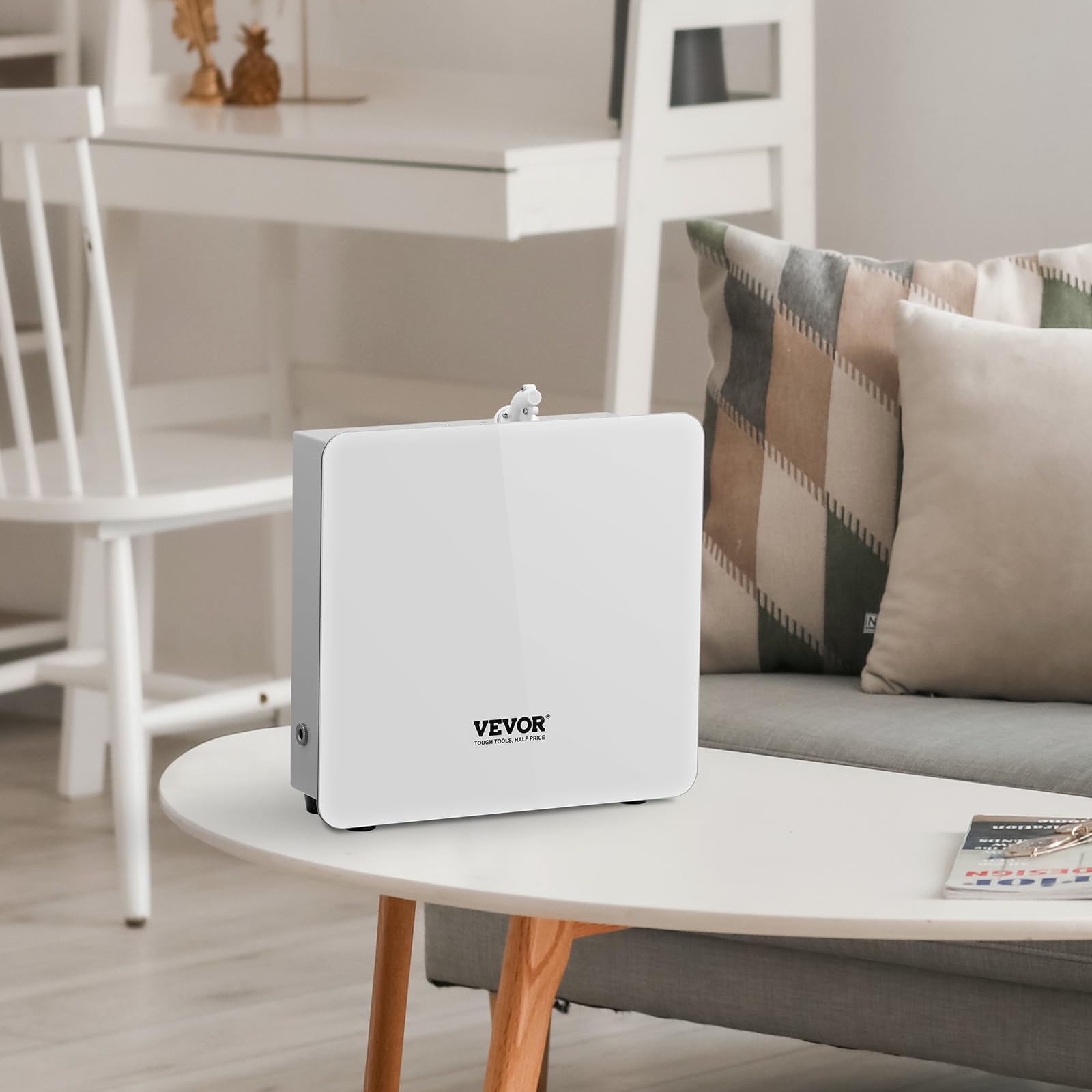 VEVOR Máquina de Aire Perfumado, Difusor de Aceites Esenciales Inteligente Bluetooth 480ML, Difusor de Perfume Sin Agua Aire Frío, Máquina de Difusión de Aromaterapia para Hogar, Oficina, Hotel, SPA