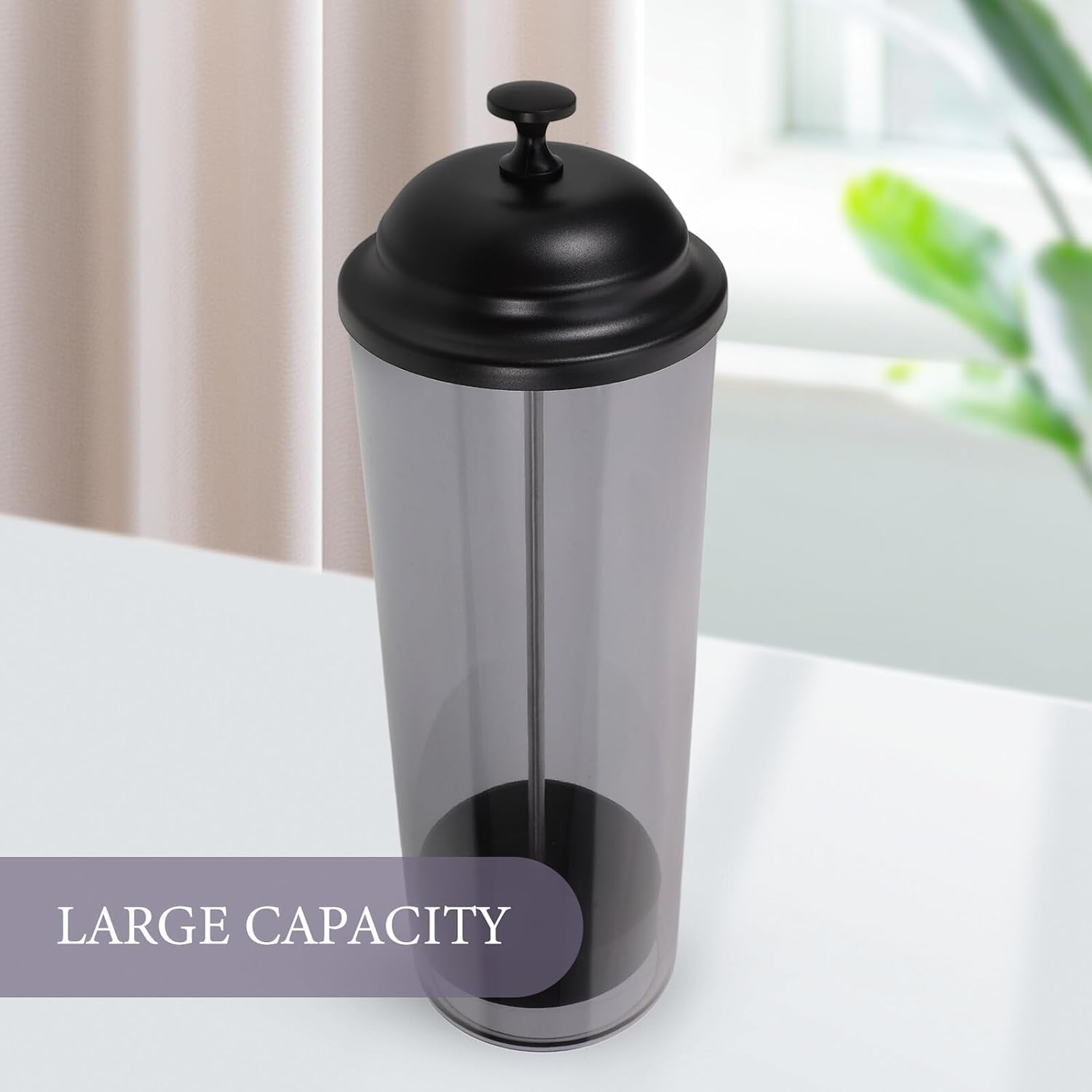Plastic Drinking Straw Dispenser Bucket Holder for Kitchen Cabinet Storage