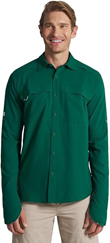 Camiseta de pesca de manga larga para hombre - Protección solar UPF 50+ - Nassau