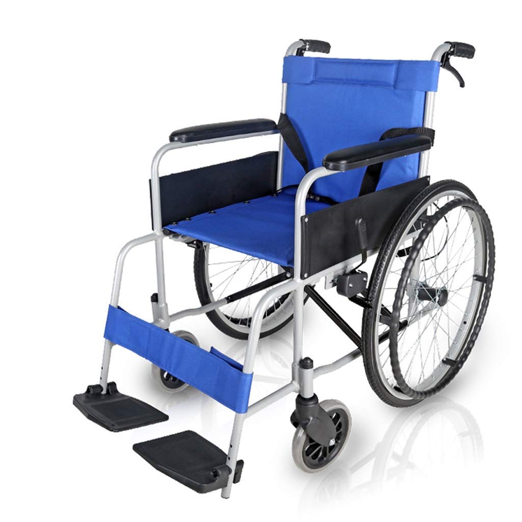 Sedia a rotelle,Old Man Trolley Scooter Multifunzione Ultra portatile Pieghevole Ausili per la deambulazione