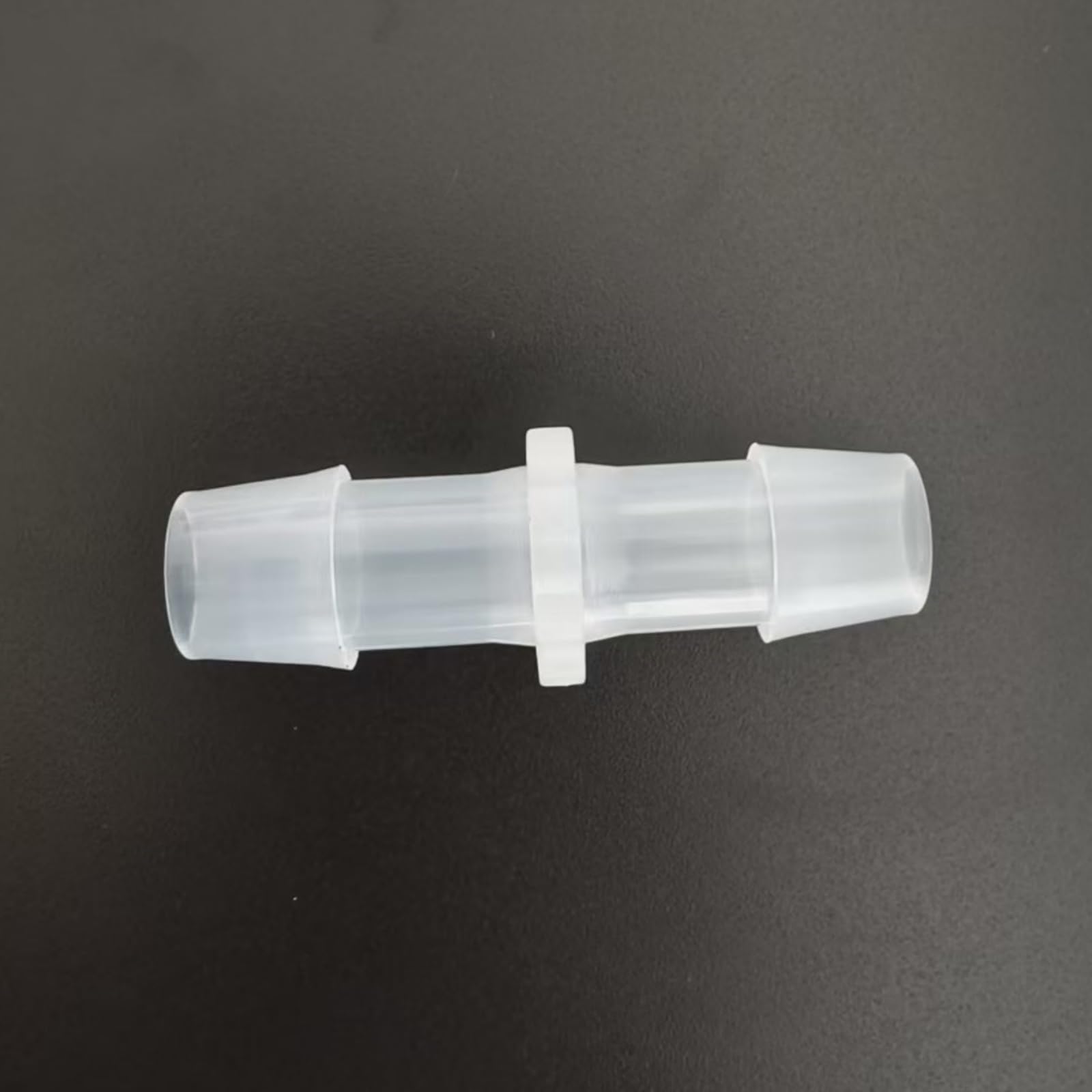 Conectores de púas de plástico reutilizables transparentes, paquete de 50, iguales rectos para laboratorio, maquinaria de alimentos, aplicaciones bioquímicas (4,8 mm, 3/16 pulgadas)