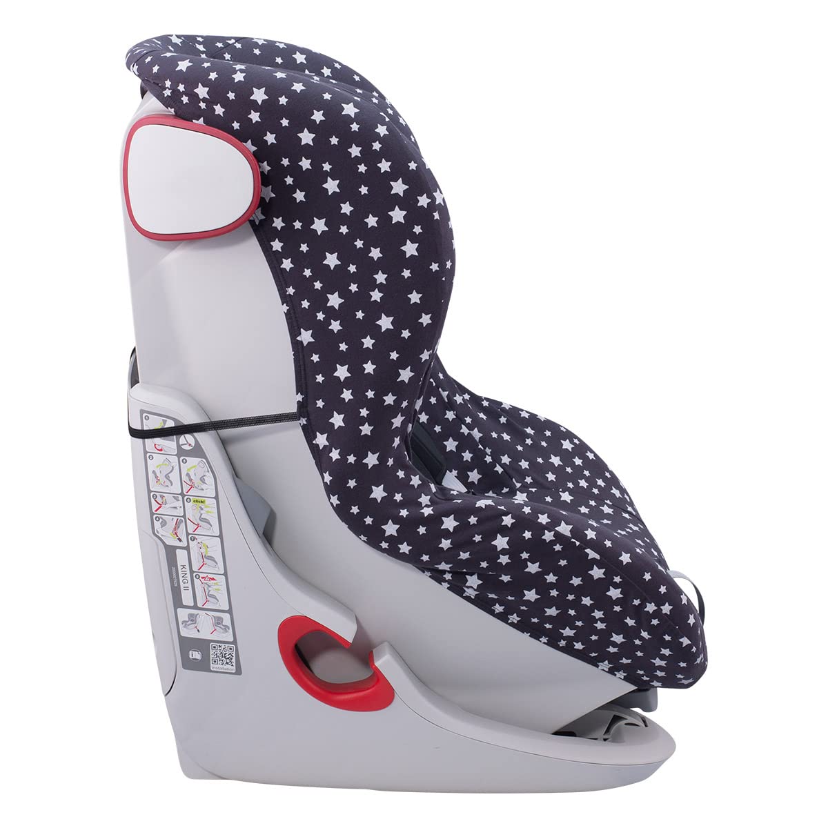 JYOKO Kids Housse Universelle en Coton siège Auto bébé avec tête (Winter Sky)