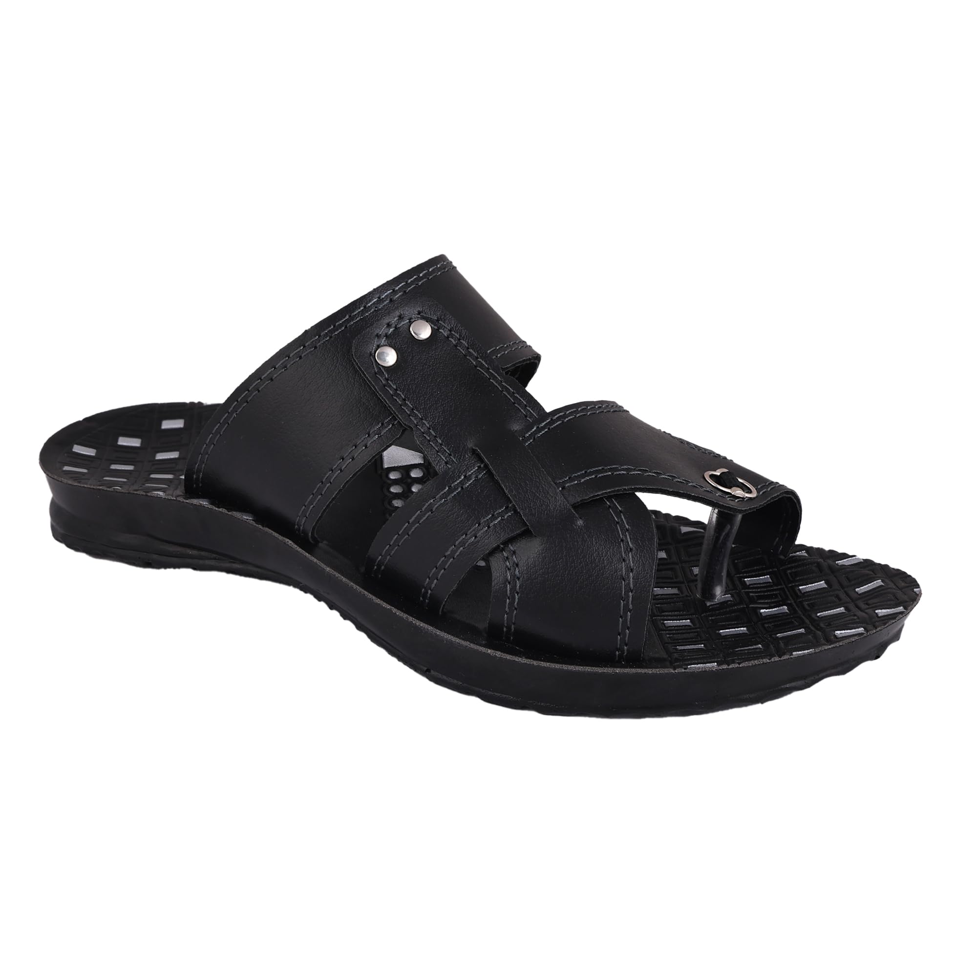 Sandox Men Classic Ultra Soft Synthetic Flip Flop for Ethnic Dresses and Casual Wear for Men with PU Sole Chappal (PD-03_BLACK8) (B0CY5NGPNL) Amazon Price History, Amazon Price Tracker