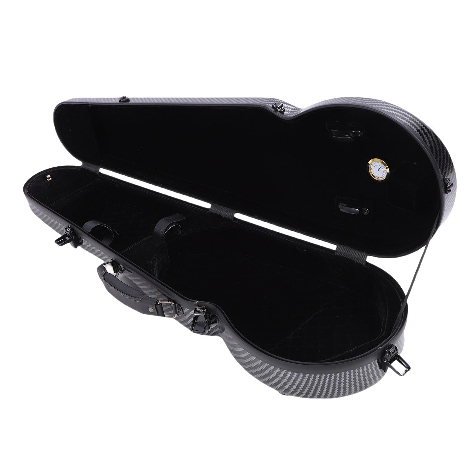 Custodia per Violino Leggera in Fibra di Carbonio per il Controllo dell'umidità per Strumenti di Dimensioni 4/4 3/4 1/2 1/8