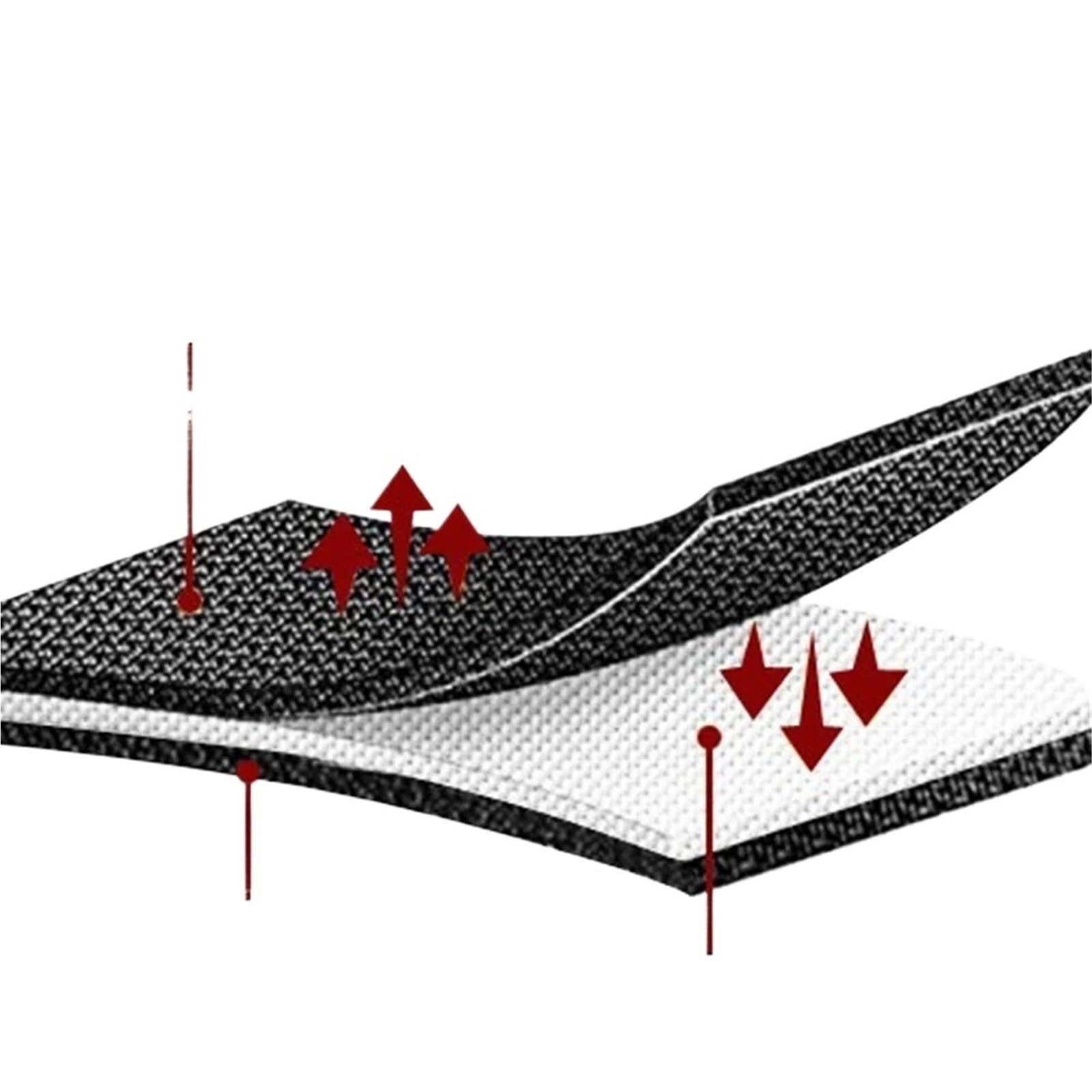 Hearth Rugs Tappetino for caminetto for interni for esterni Tappeto in fibra di vetro for tappetino protezione for stufa a camino Nero(102x50CM)