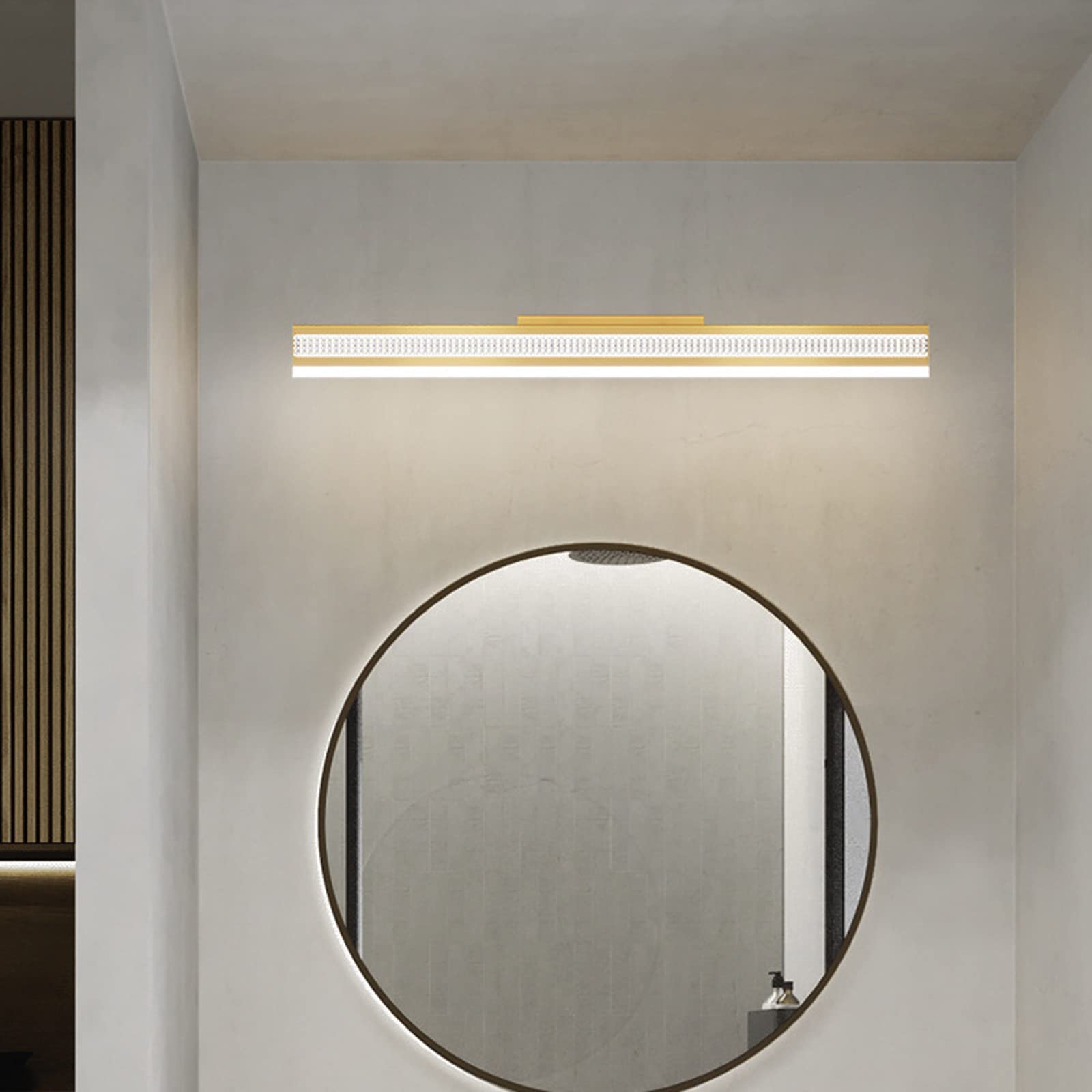 XANAYXWJ Espejo LED Luces Delanteras American Creative Home Baño Tocador Impermeable Maquillaje Armario Mural Pantalla Iluminación Lámpara Eficiencia