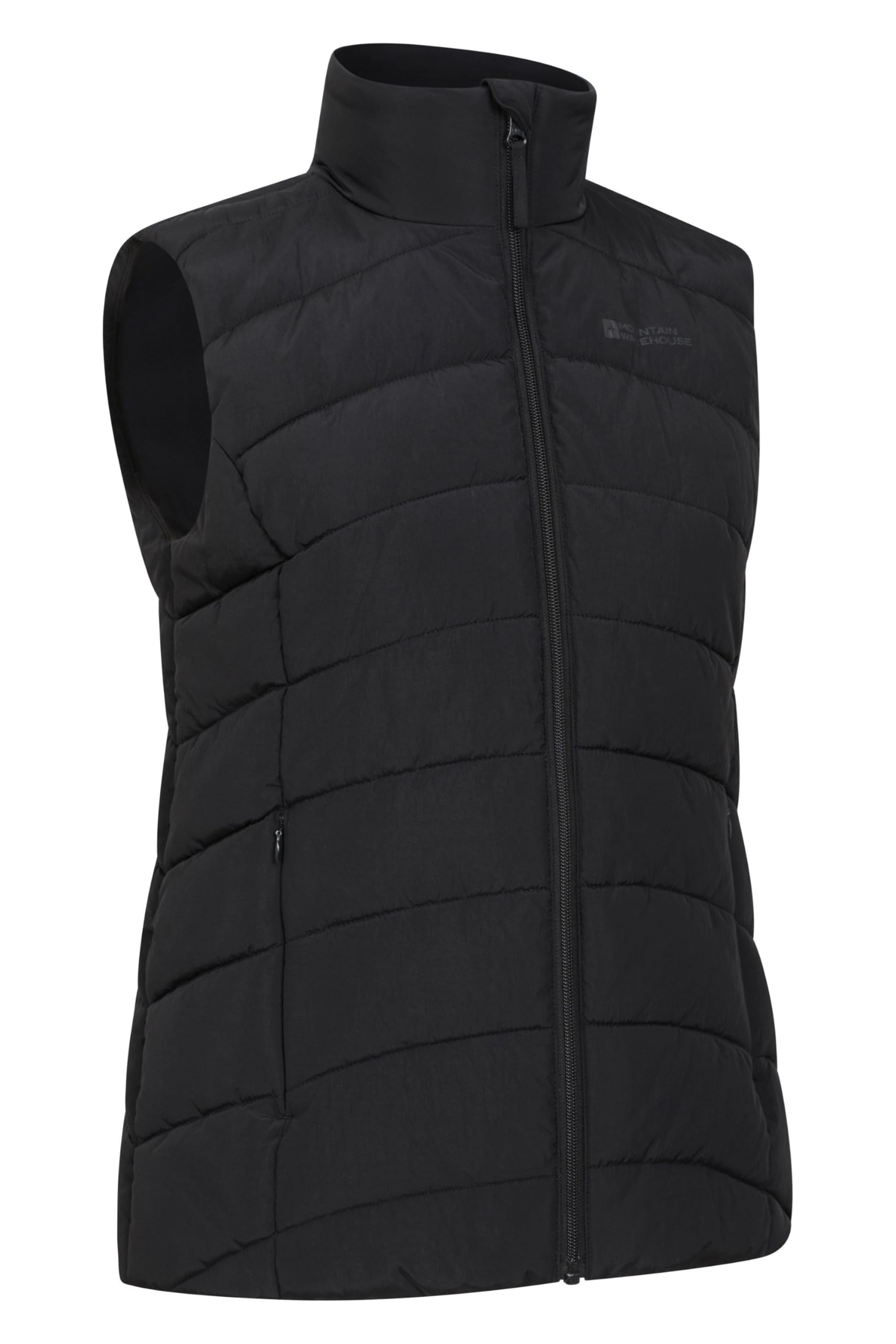 Mountain Warehouse Opal Doudoune pour Femme - Veste matelassée légère, sans Manche, Hydrofuge, résistante Eau et Pluie - randonnée, Printemps été