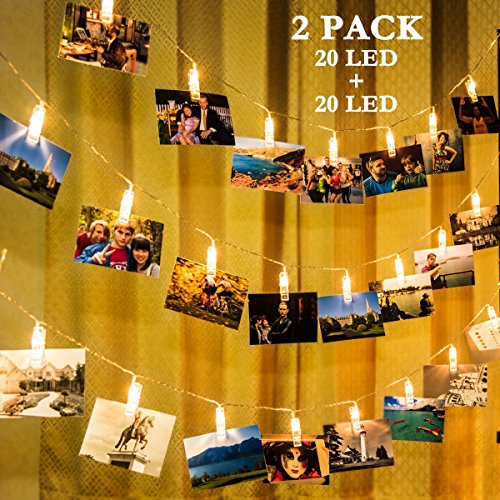 GIGALUMI 2 Pack LED Fairy String Light