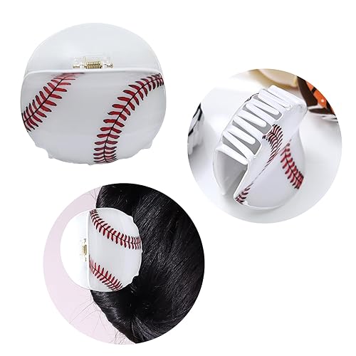Miniatura 3 de Pinza para el cabello de baloncesto y fútbol, béisbol, Y2K, acrílico, grande, accesorios decorativos para el cabello, accesorios decorativos para