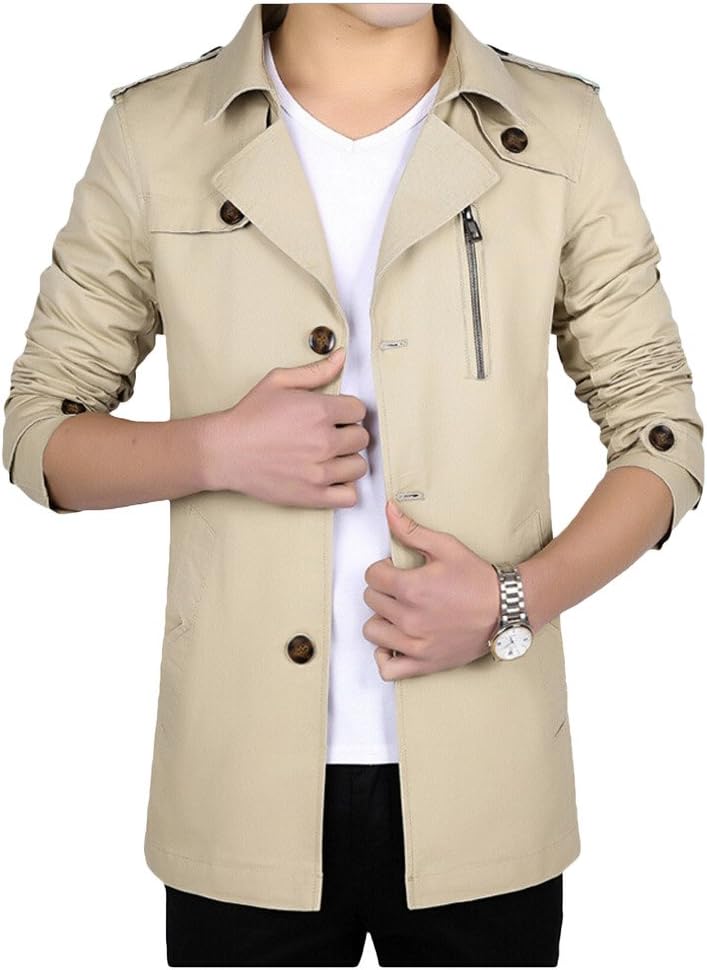 Men's Cotton Slim Casual Jacket