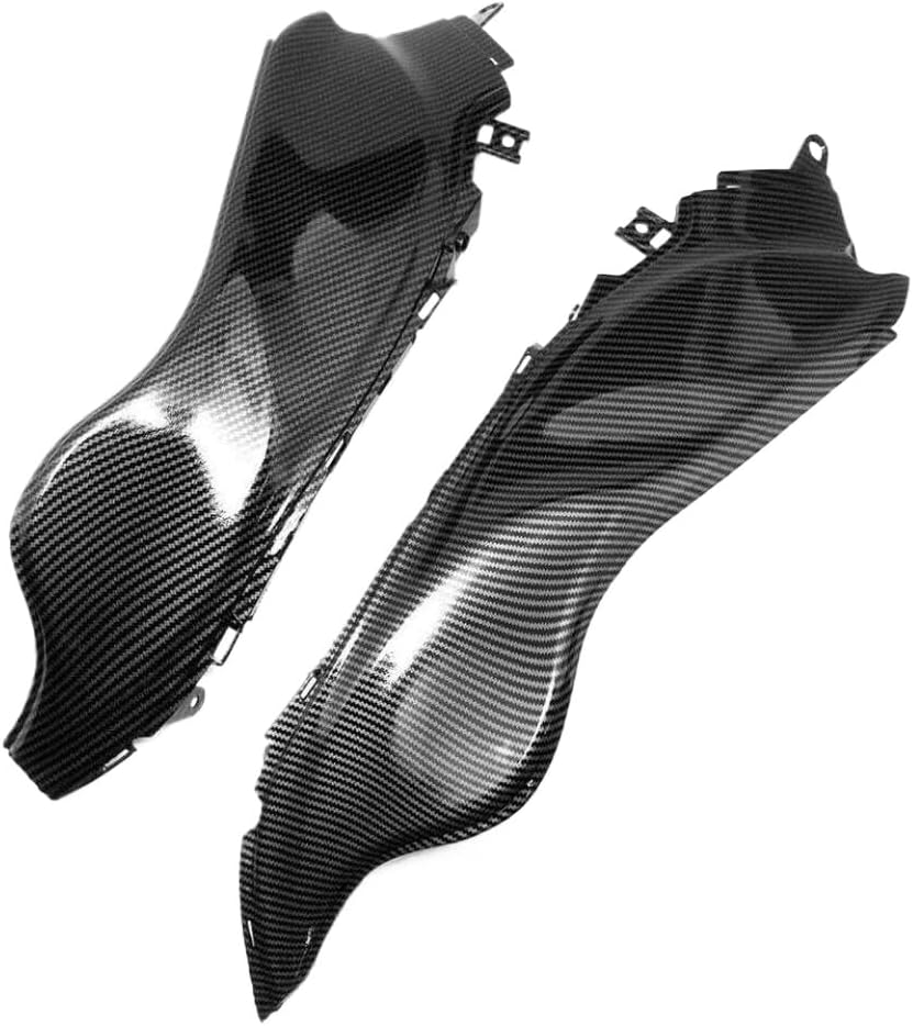 Hydro Dipped Carbon Fiber Finish Gas Tank Side Cover Fairing Compatible With GSX1300R 2008 2009 2010 2011 2012 2013 2014 2015 2016 2017 2018 2019 2020