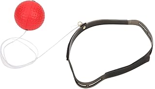 Germerse Boxing Reflex Ball, HeadMounted Boxing Training Ball, Portable React Head Ball Comfortable for Adults Kids Boxing Workout Coordination Training