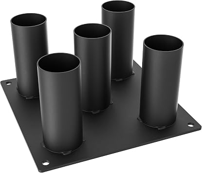 Synergee 5 Bar Holder Vertical Storage for Barbells and Curl Bars