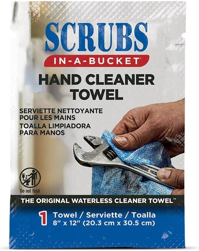 ITW PROFESSIONAL BRANDS 42201 SCRUBS HAND CLEANER TOWEL 1/PACKET