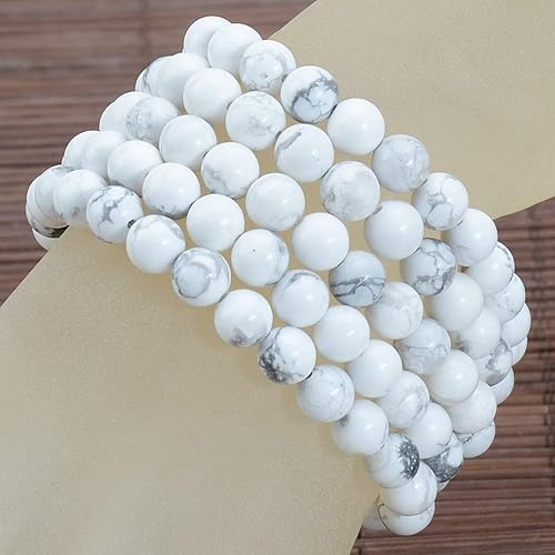 Vista 222 de MASSIVE BEADS Pulsera elástica de yoga hecha a mano con piedra natural, cristal curativo, energía, regalos para adultos unisex de 0.157 in, 0.236